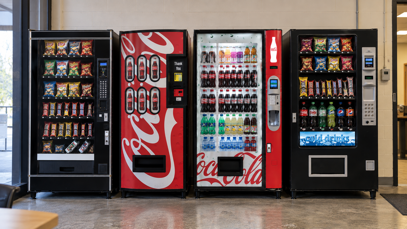 Our Most Common Vending Machines