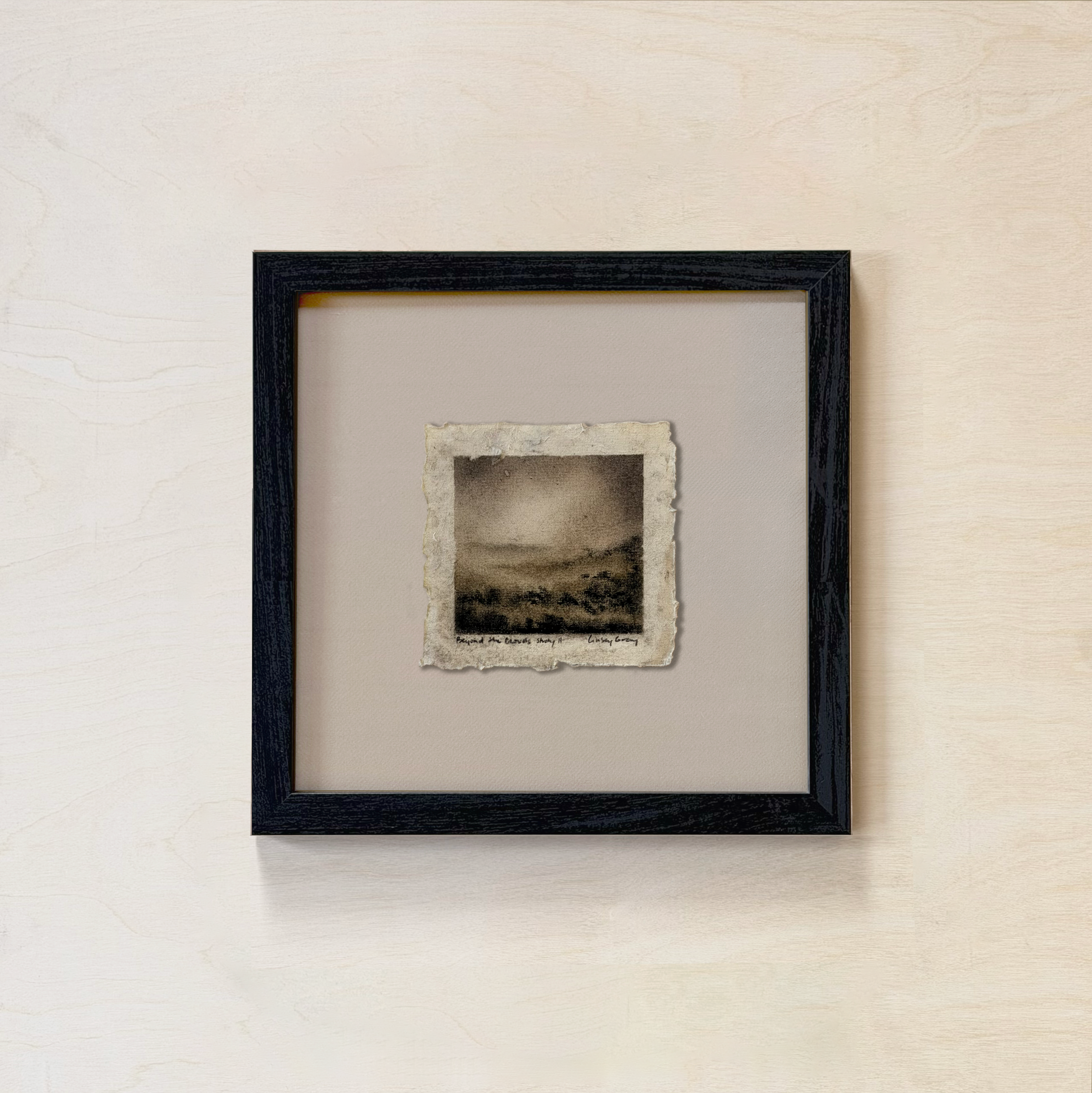 LinseyGray_PaperStudies-BeyondtheCloudsII_FrameOpt-Black+Ivory.png