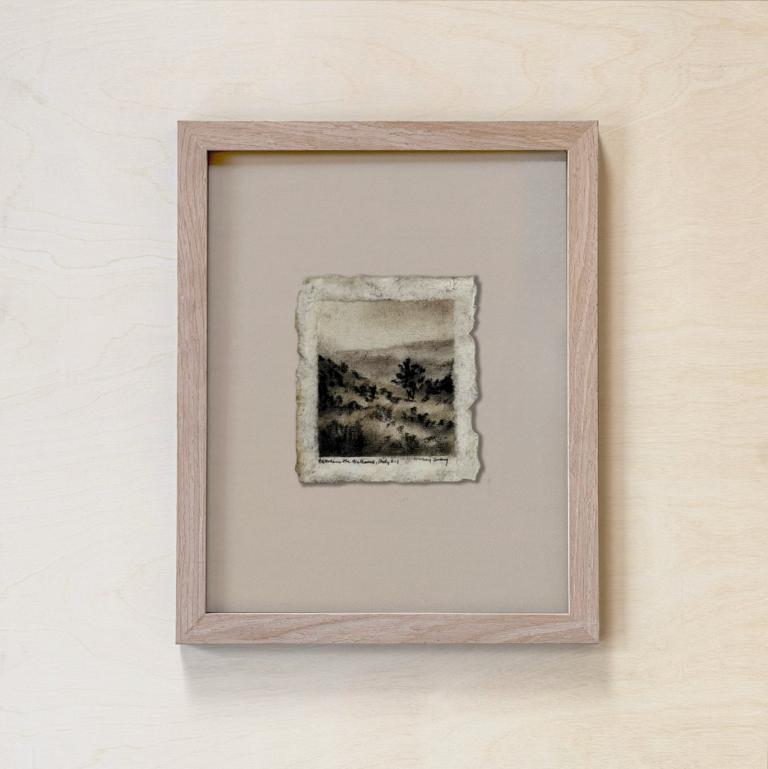 LinseyGray_PaperStudies-BetwTheBalsamsII-I_FrameOpt-Oak+Ivory.png