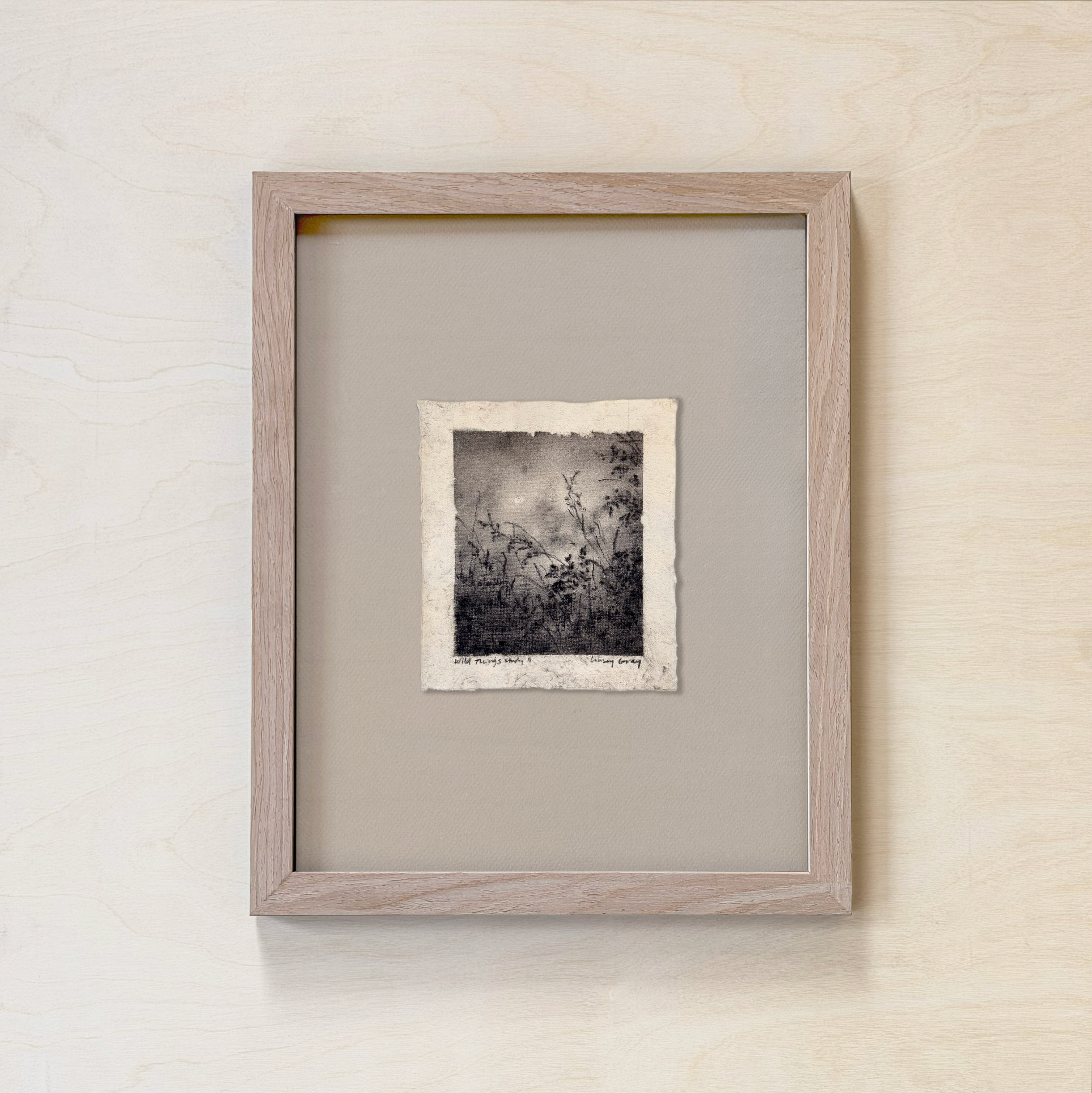 LinseyGray_PaperStudies-WildThingsStudyII_FrameOpt-Oak+Ivory.png