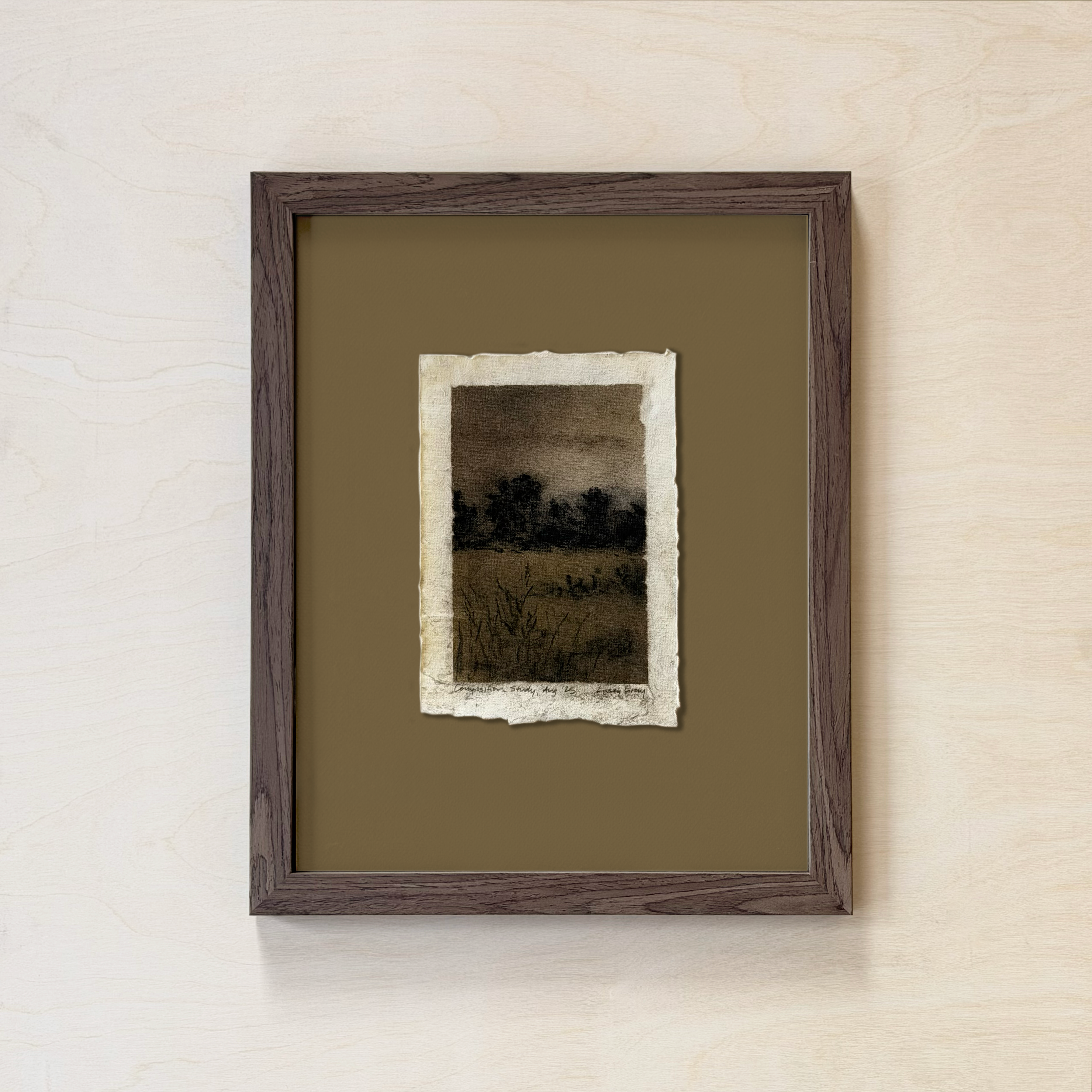 LinseyGray_PaperStudies-CompositionStudyAug2025-II_FrameOpt-Walnut+Moss.png