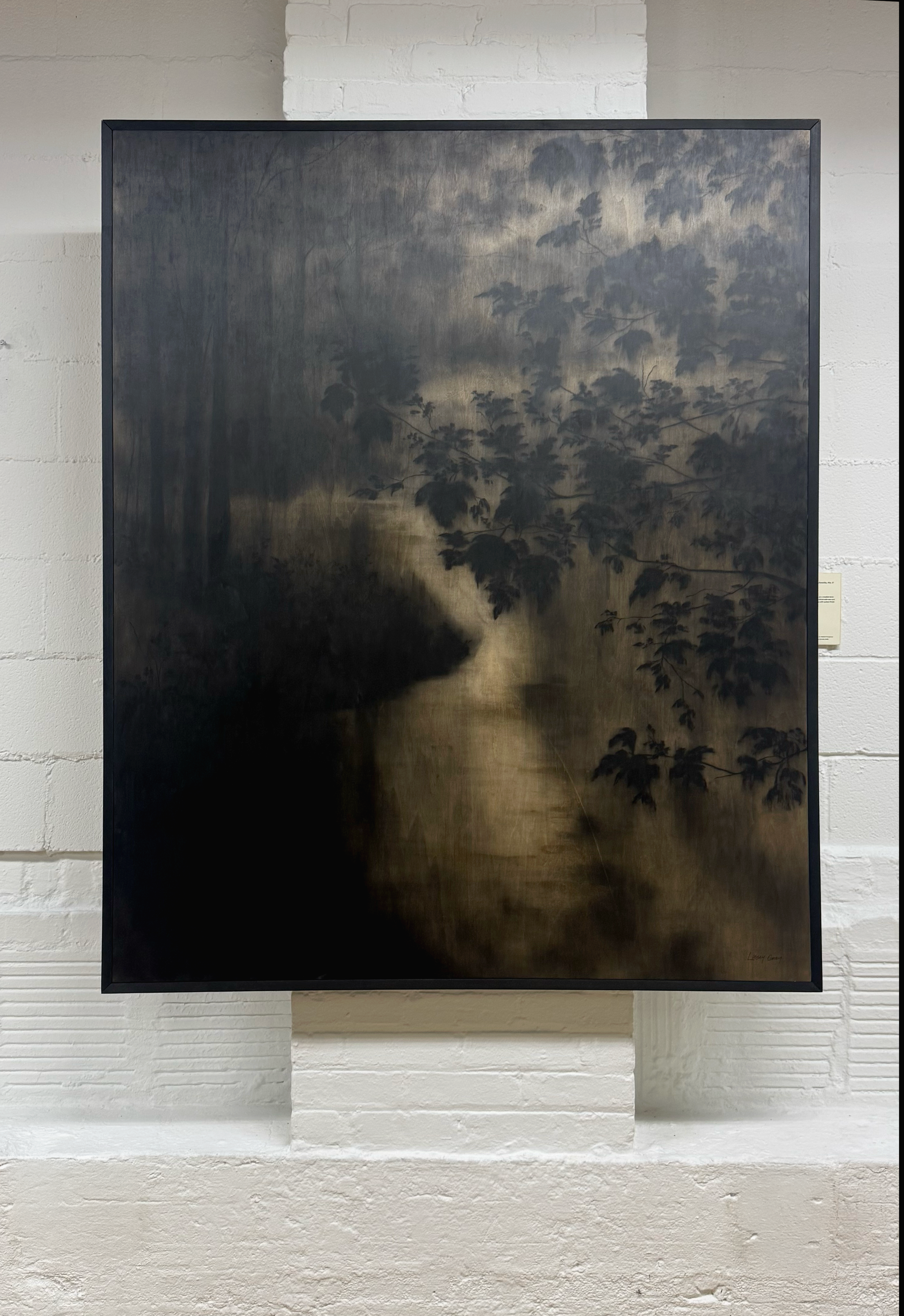 LinseyGray_OriginalArtwork_CharcoalOnWood-BreatheNowExhibition2025-WhereTheLightAwaits-NoII48x60-ehibit.png