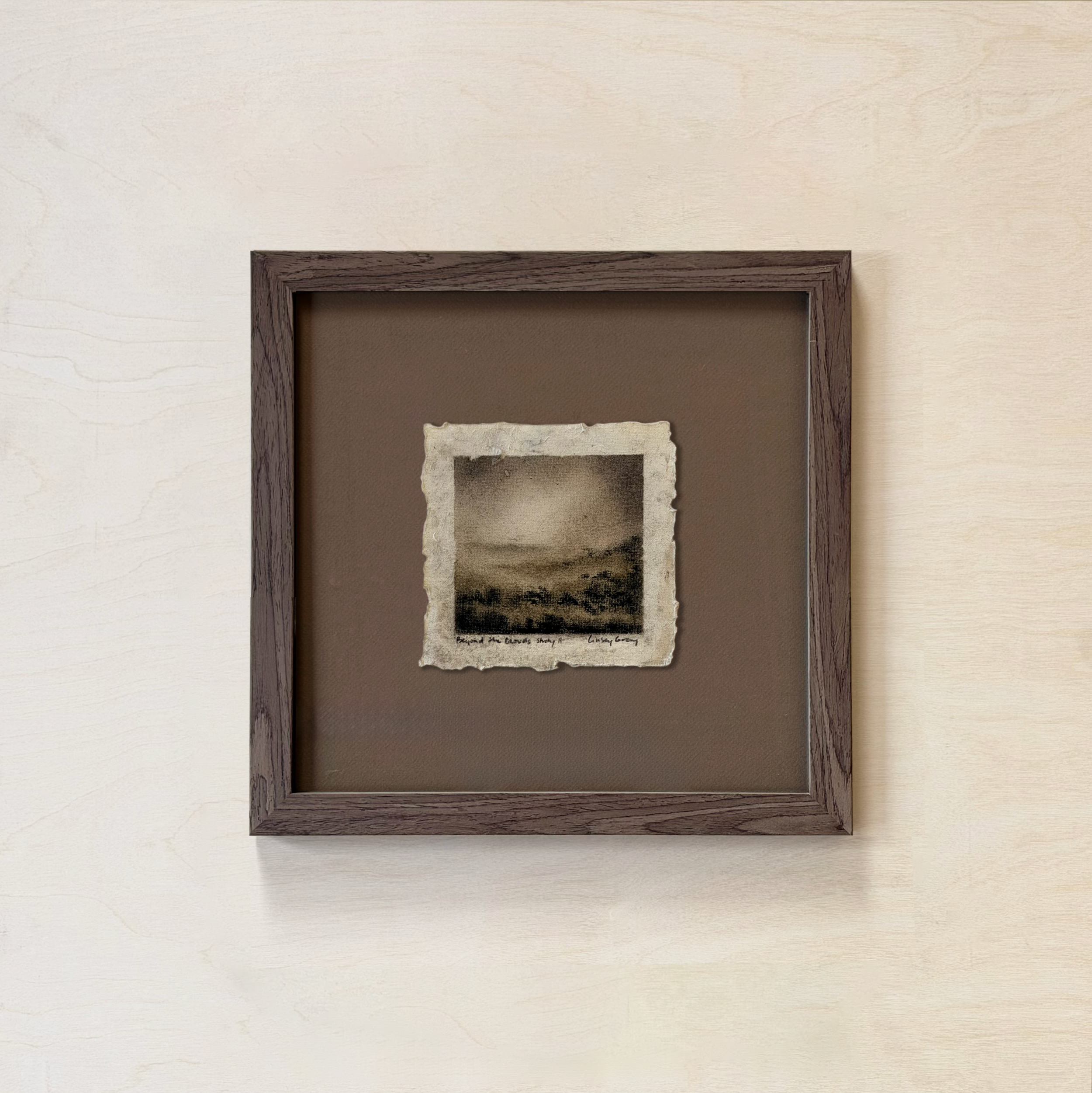 LinseyGray_PaperStudies-BeyondtheCloudsII_FrameOpt-Walnut+Brown.png