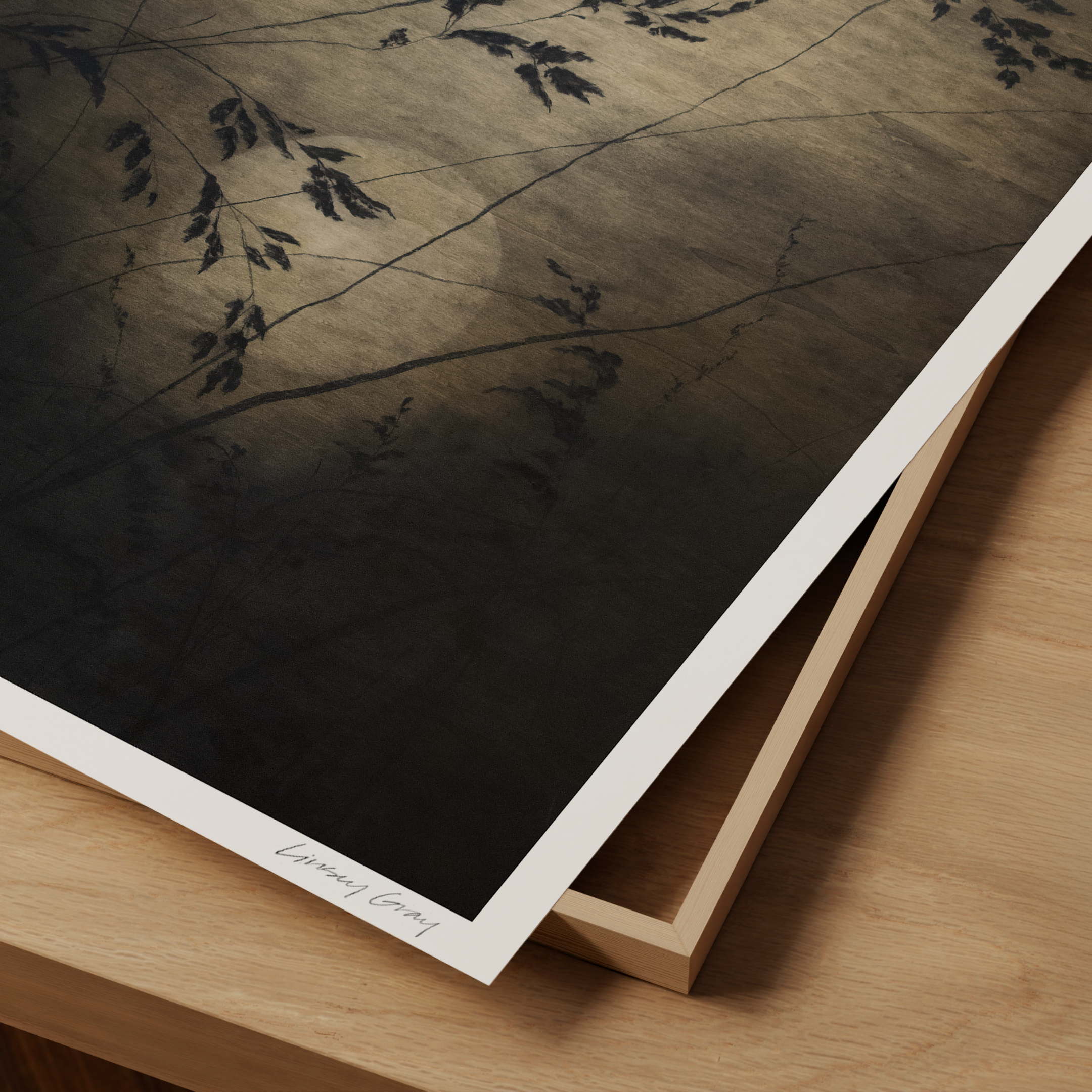 LinseyGray_LtdEdArtPrint-Fall2026_WhereMorningMeetstheDew-closeup.png