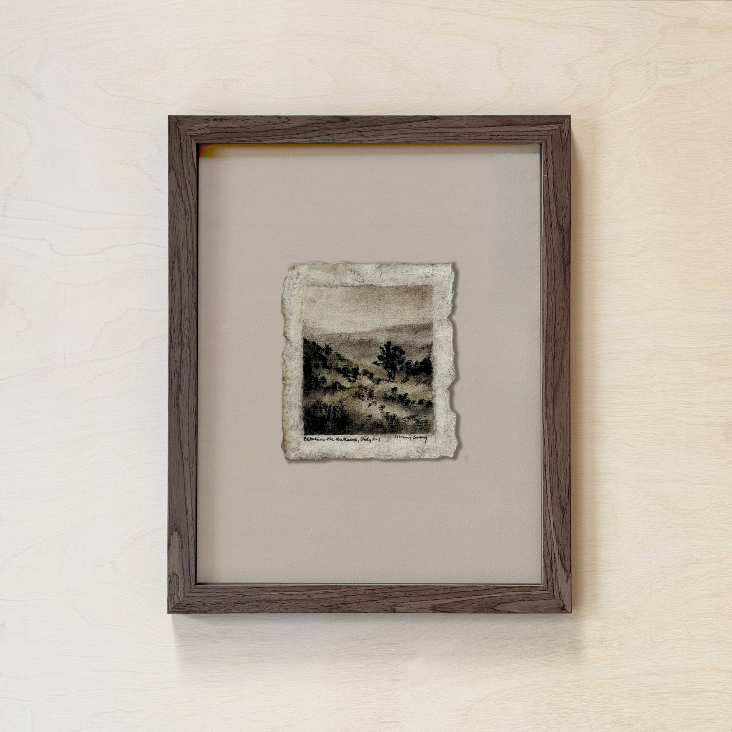 LinseyGray_PaperStudies-BetwTheBalsamsII-I_FrameOpt-Walnut+Ivory.png