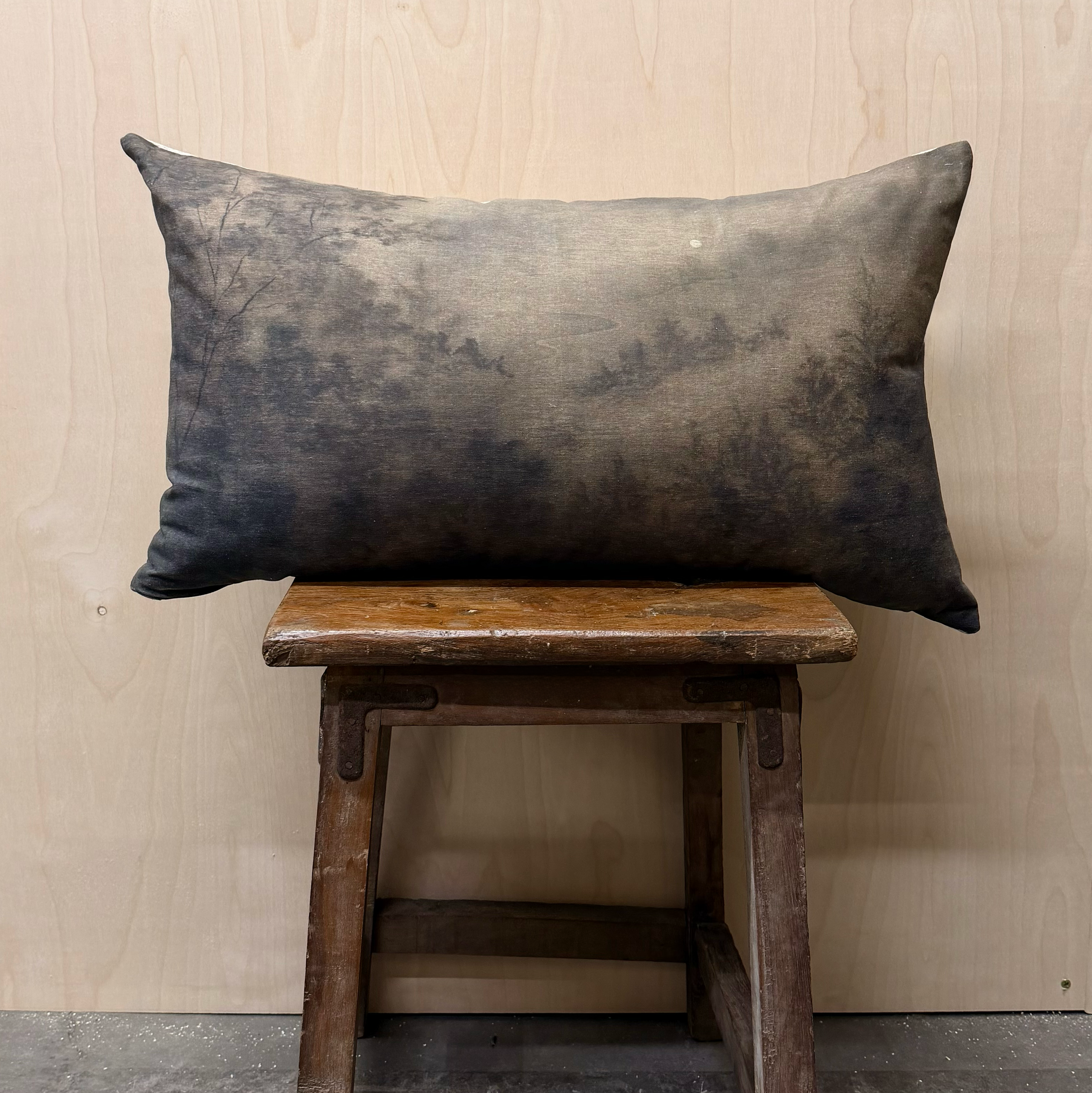 Linen Lumbar Pillow, “In the Valley"