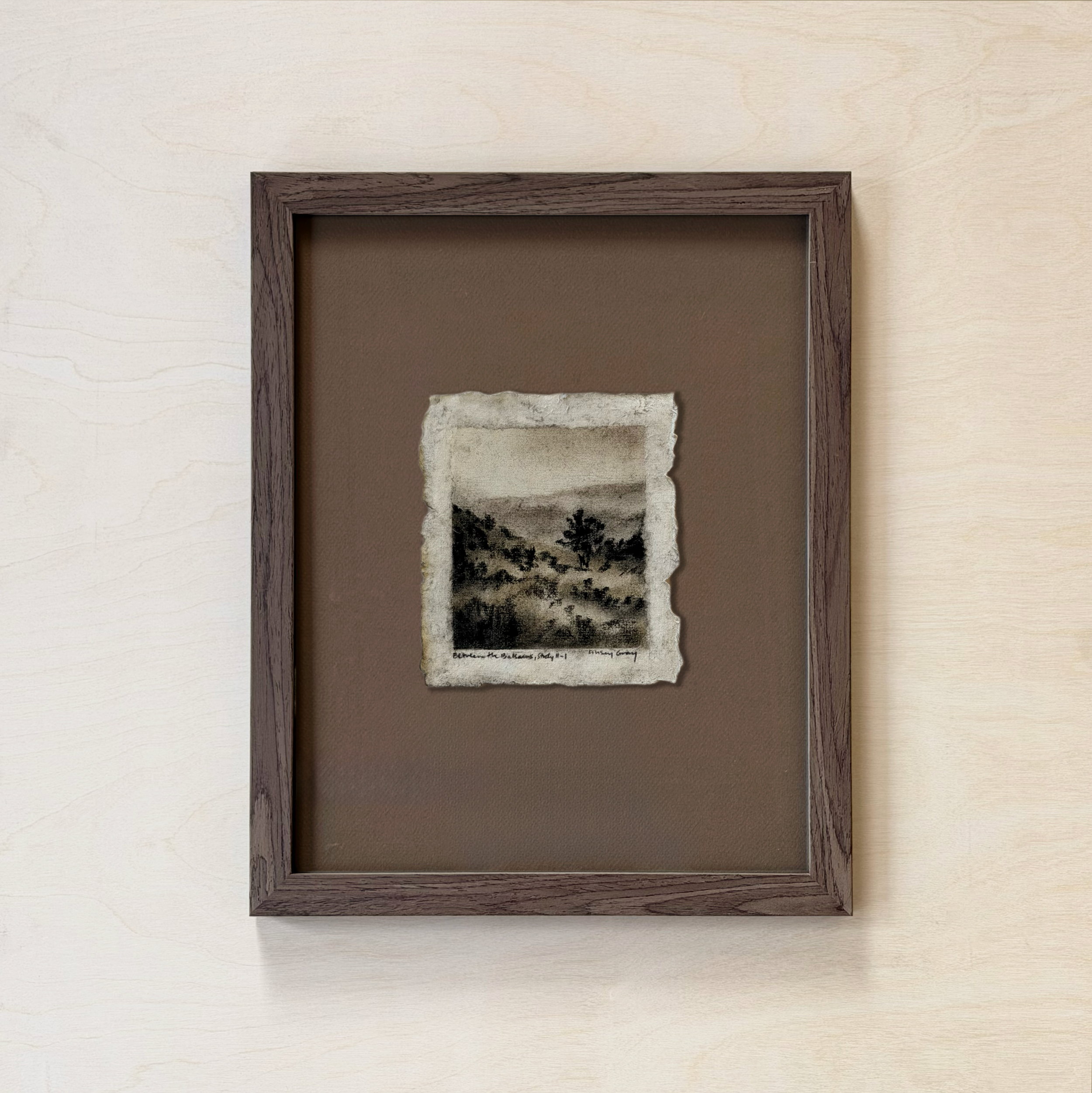 LinseyGray_PaperStudies-BetwTheBalsamsII-I_FrameOpt-Walnut+Brown.png