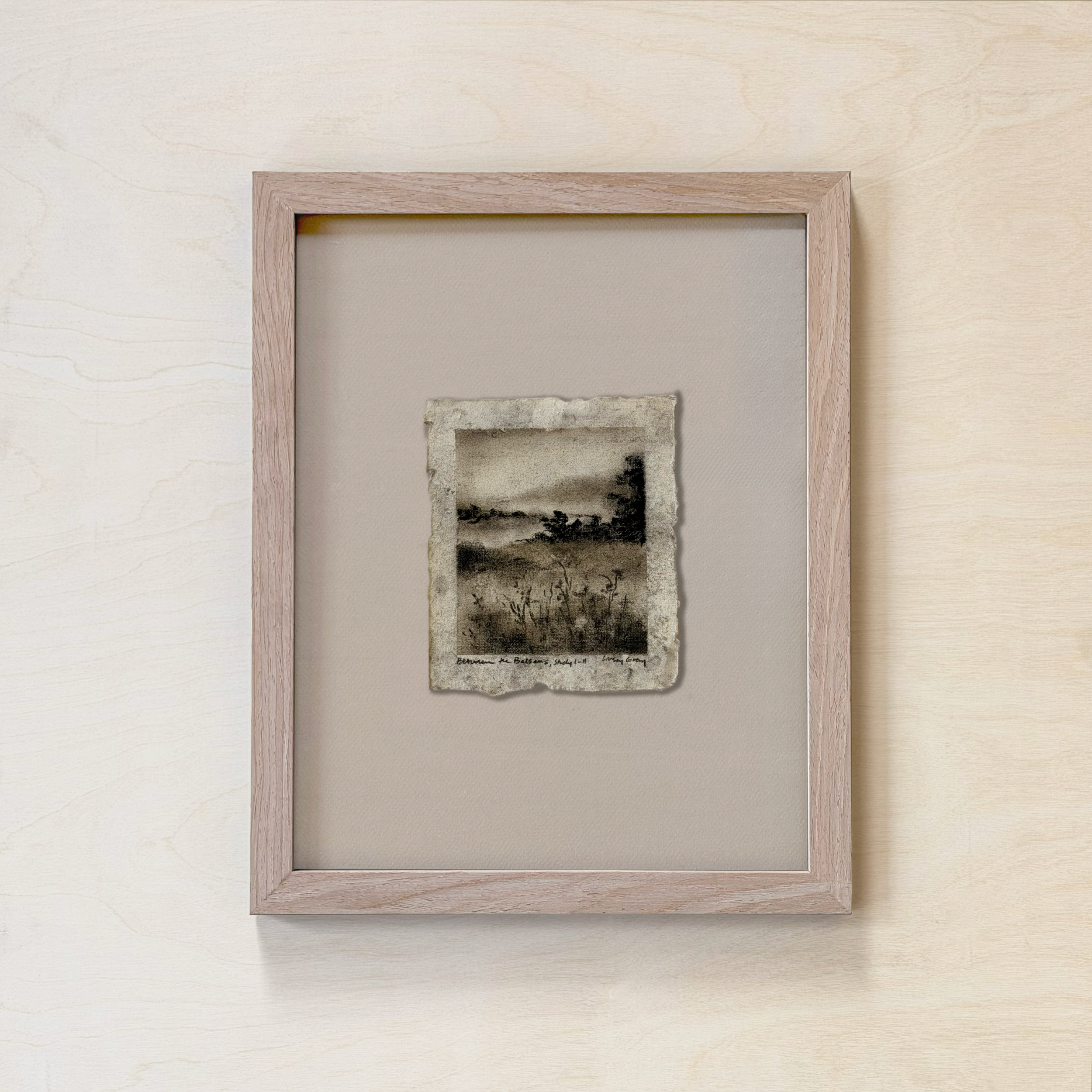 LinseyGray_PaperStudies-BetwTheBalsamsI-II_FrameOpt-Oak+Ivory.png