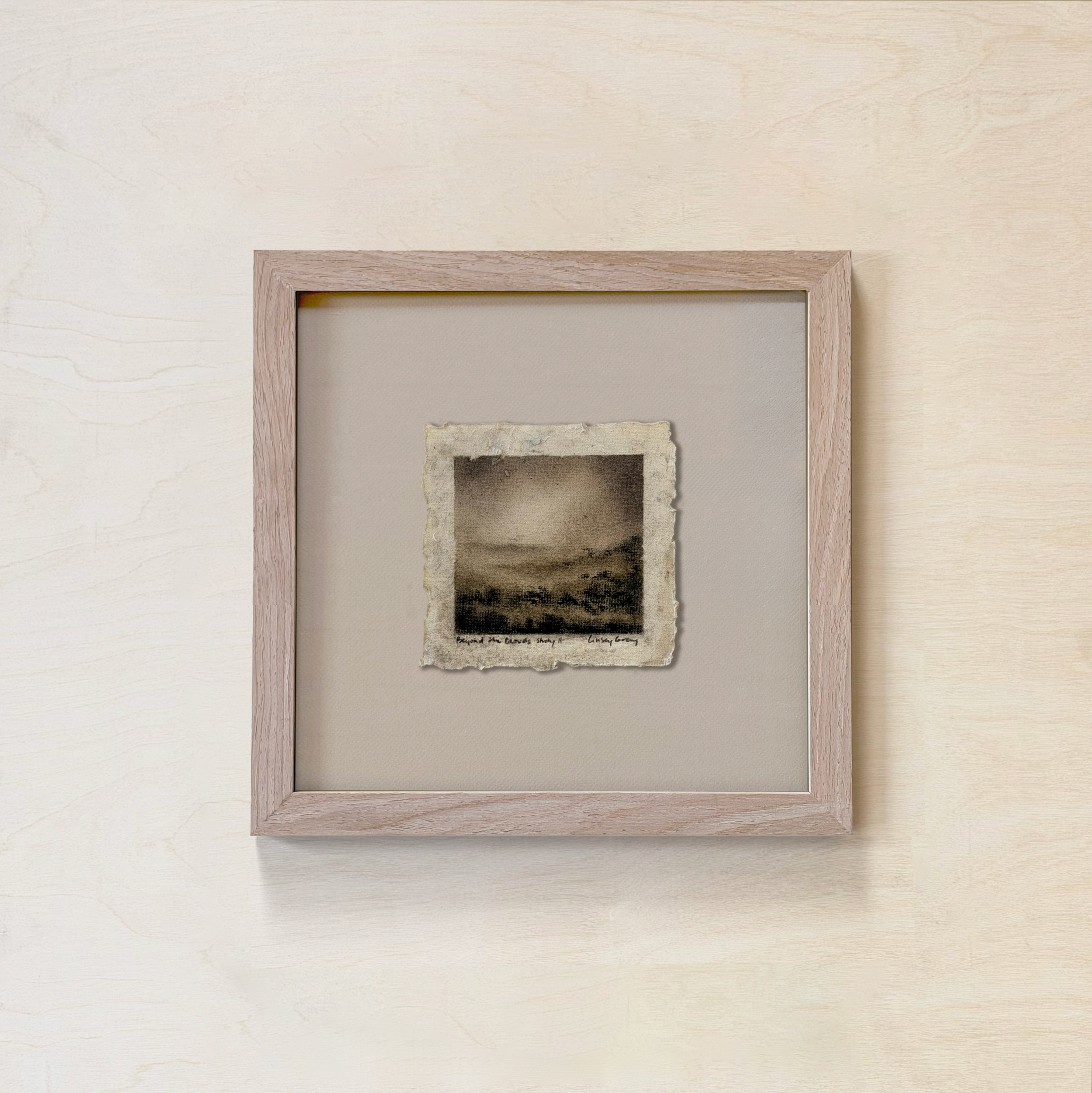 LinseyGray_PaperStudies-BeyondtheCloudsII_FrameOpt-Oak+Ivory.png