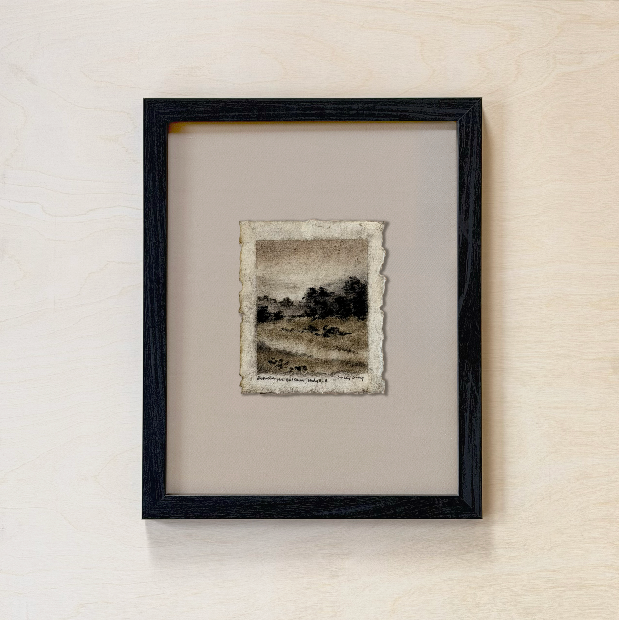 LinseyGray_PaperStudies-BetwTheBalsamsII-II_FrameOpt-Black+Ivory.png