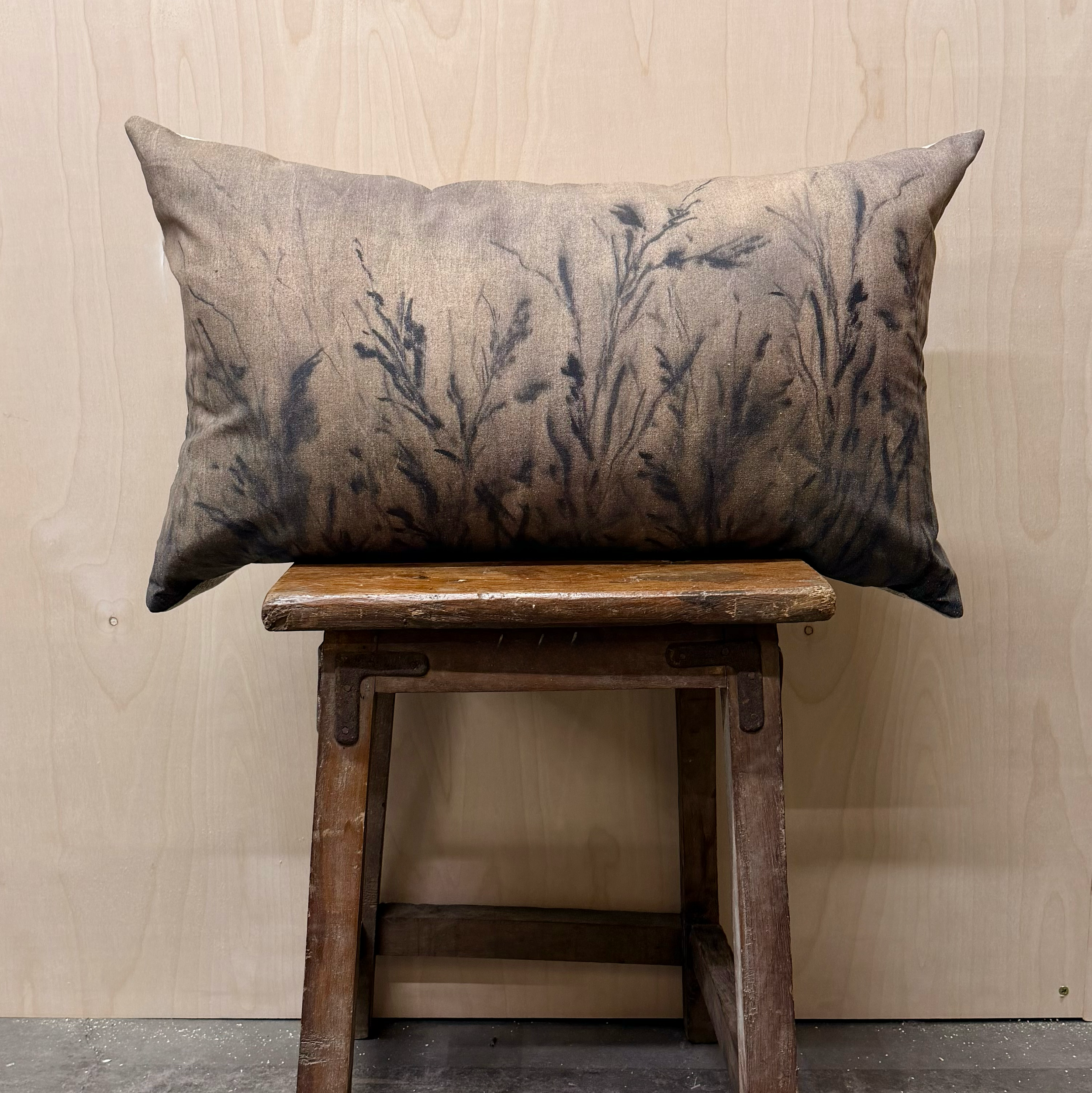 Linen Lumbar Pillow, “In Dreams IV”