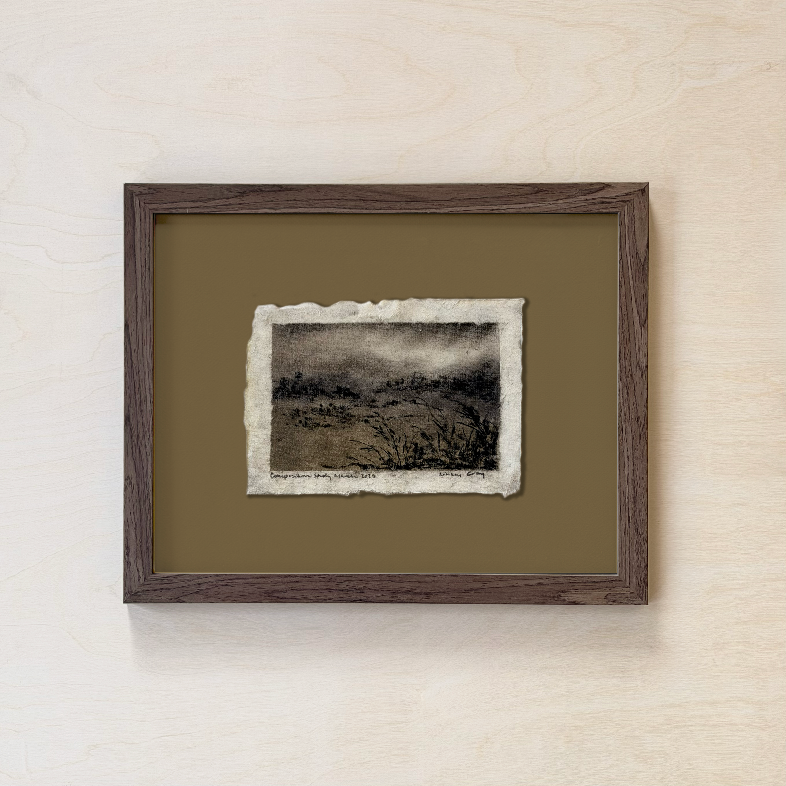 LinseyGray_PaperStudies-CompositionStudyMar2025_FrameOpt-Walnut+Moss.png