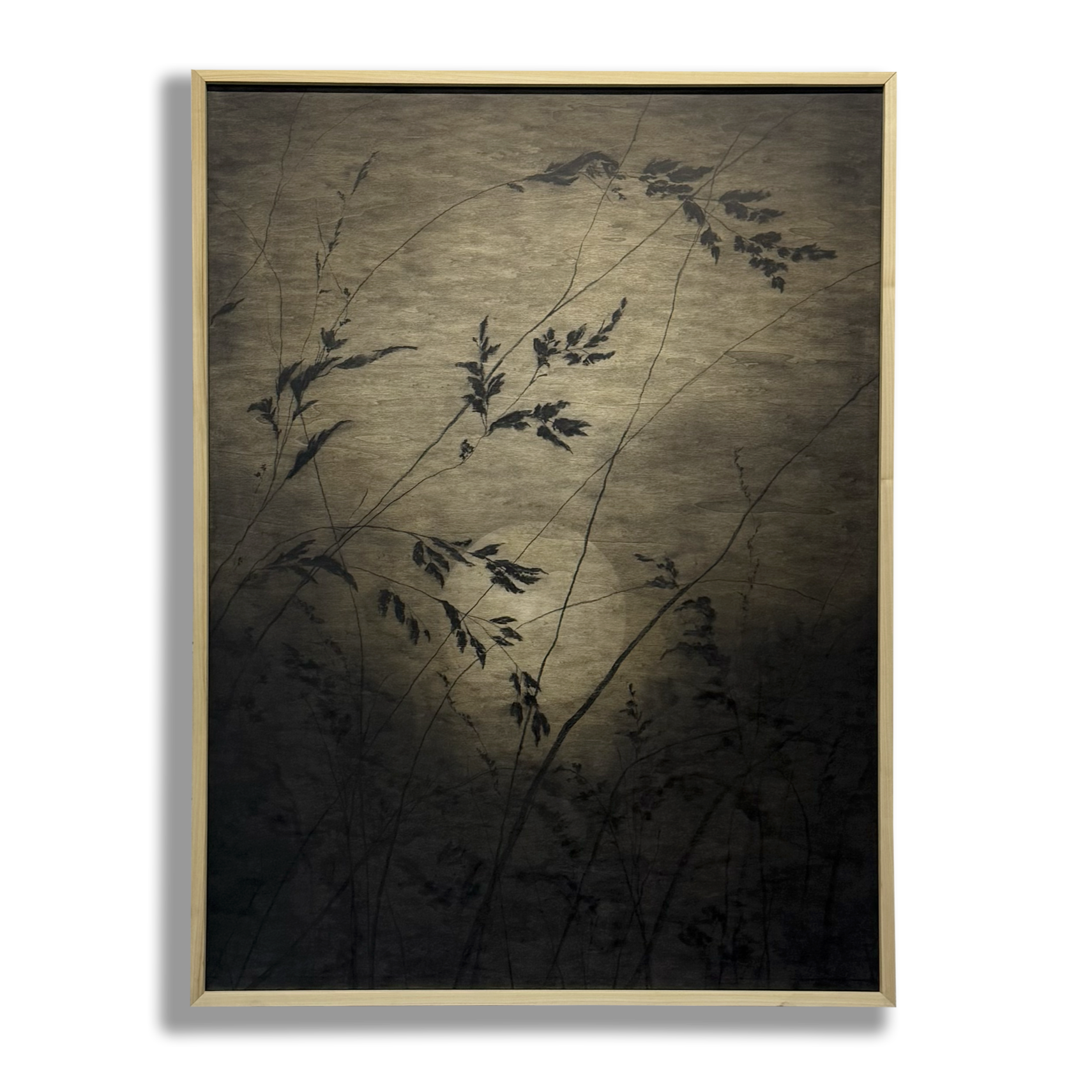 where morning meets the dew /  36" x 48" x 2" /   august 2025