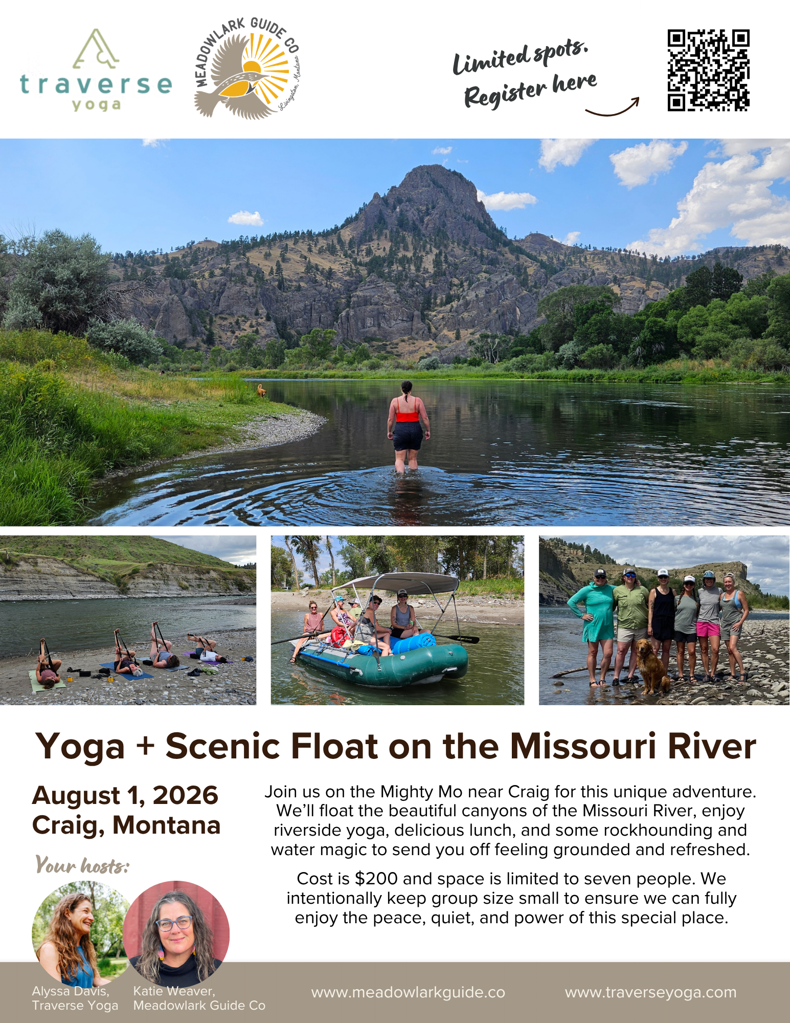 Yoga + Missouri River Scenic Float