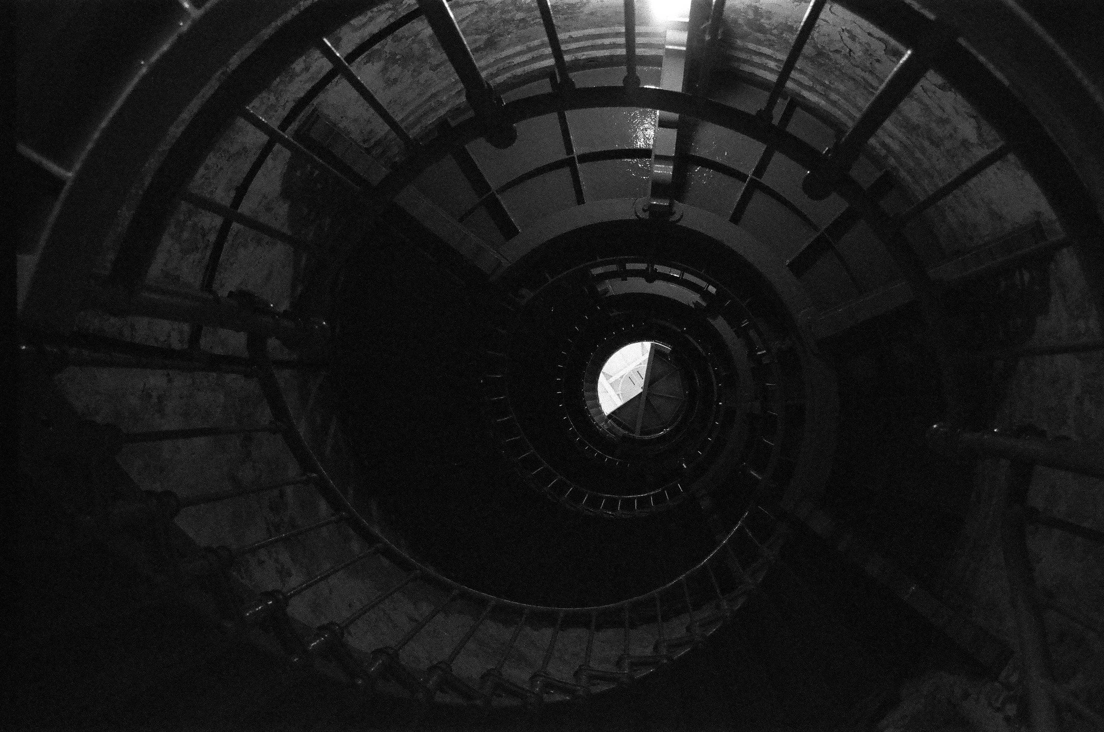 One of the oldest lighthouses in the world. It was built by the vikings who left the North America before the ice age hit. It was used as a lookout to warn the settlers about the incoming dinosaur herds. jk. 

#filmphotography #35mmfilm #b&amp;wfilm 