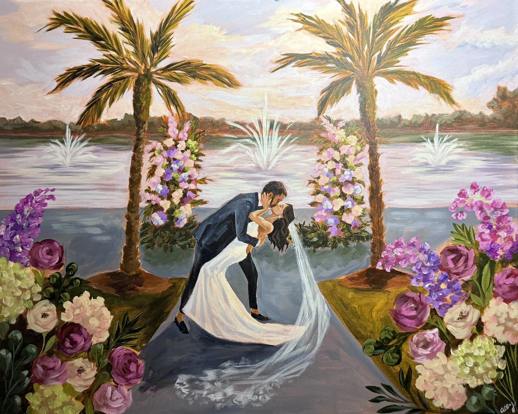 Melody + Kunal: 24x30” The Barn at Cottonwood Ranch, Florida November 9, 2025