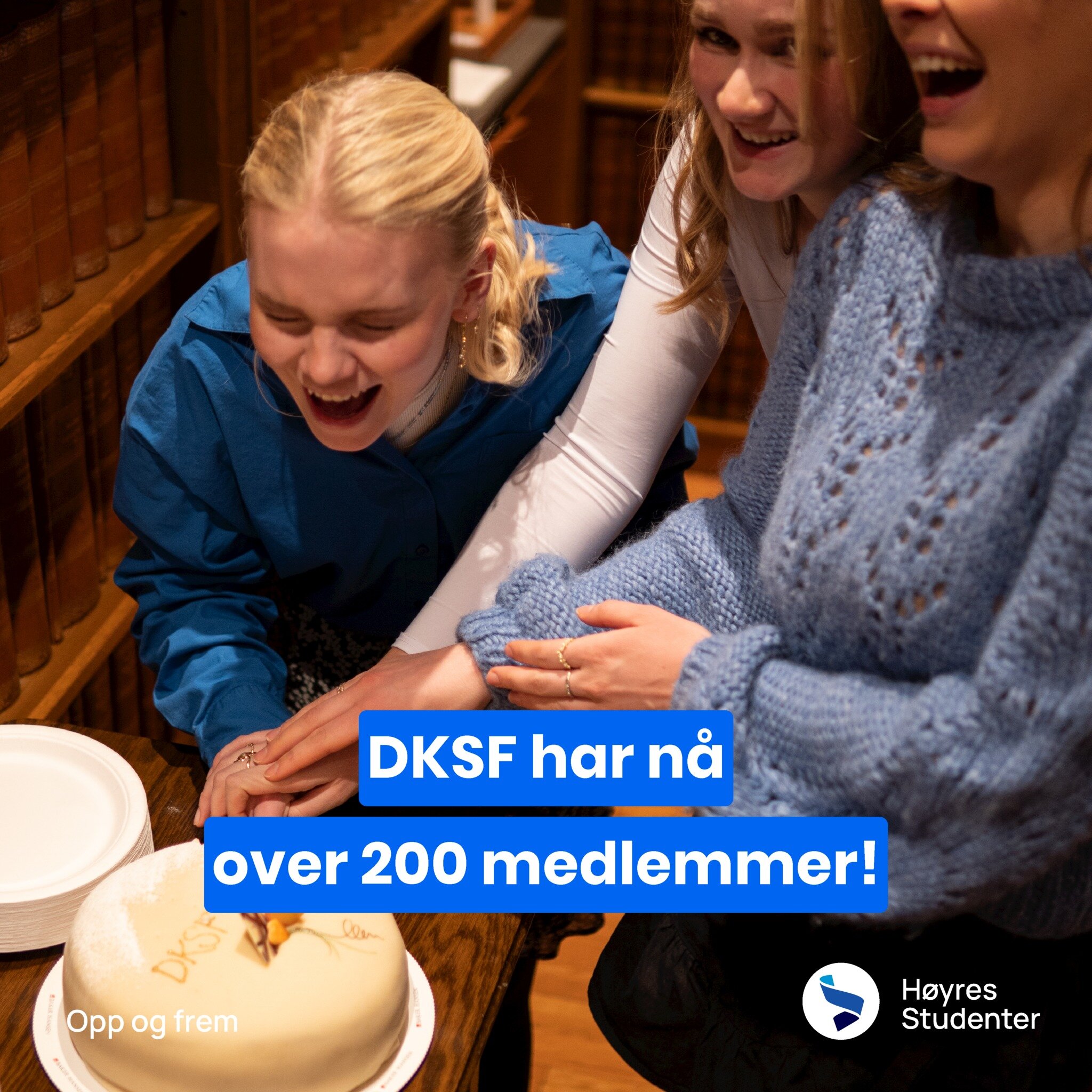 Wohooo! Etter den nasjonale vervedagen har DKSF-familien vokst til over 200 medlemmer 💪 Velkommen til alle nye - vi gleder oss til tiden fremover med dere 💙