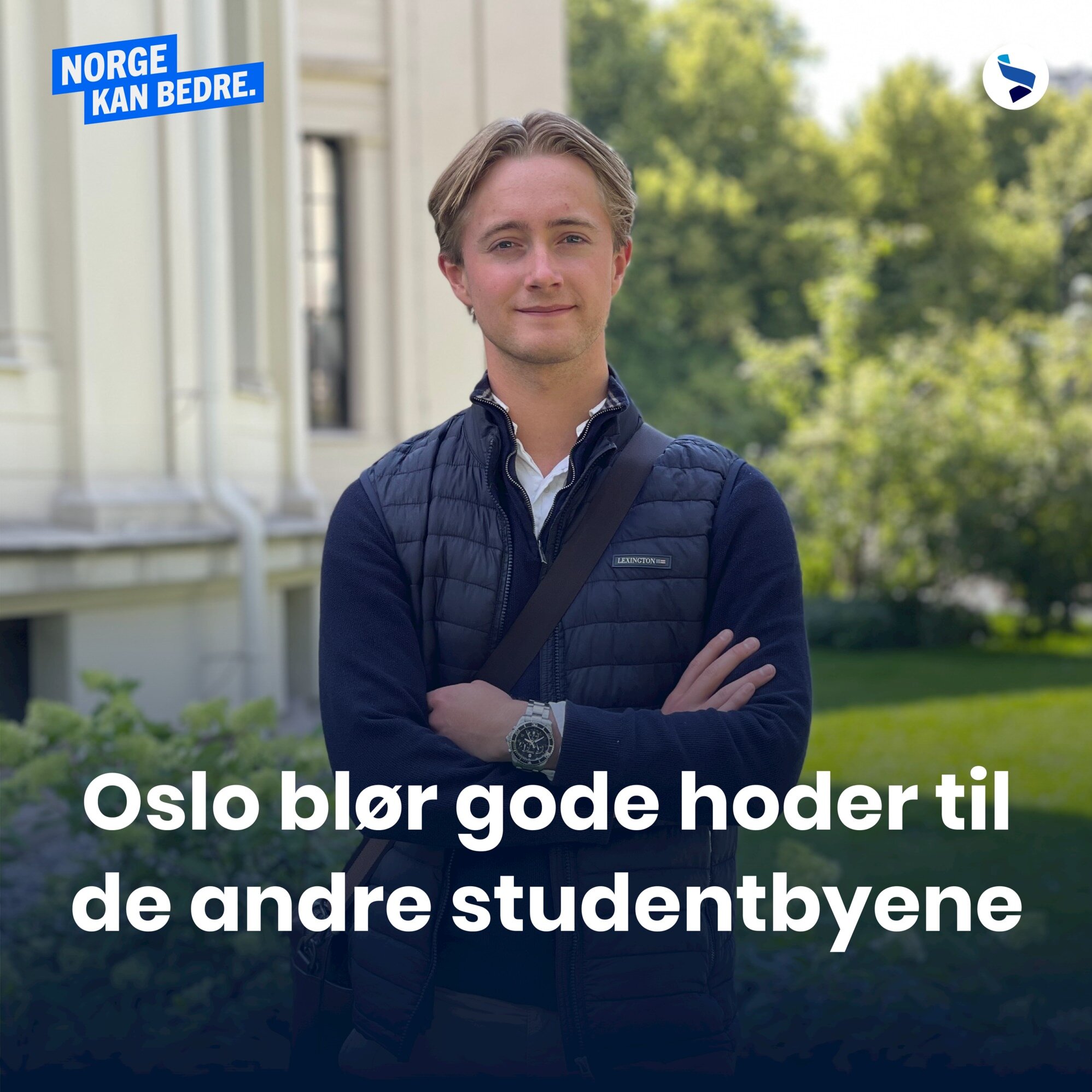 Politikken til Oslos byr&aring;d gj&oslash;r at Oslo taper som studentby 😥 Det skal vi gj&oslash;re noe med! Les innlegget til @oscarhusebye i bio 💪