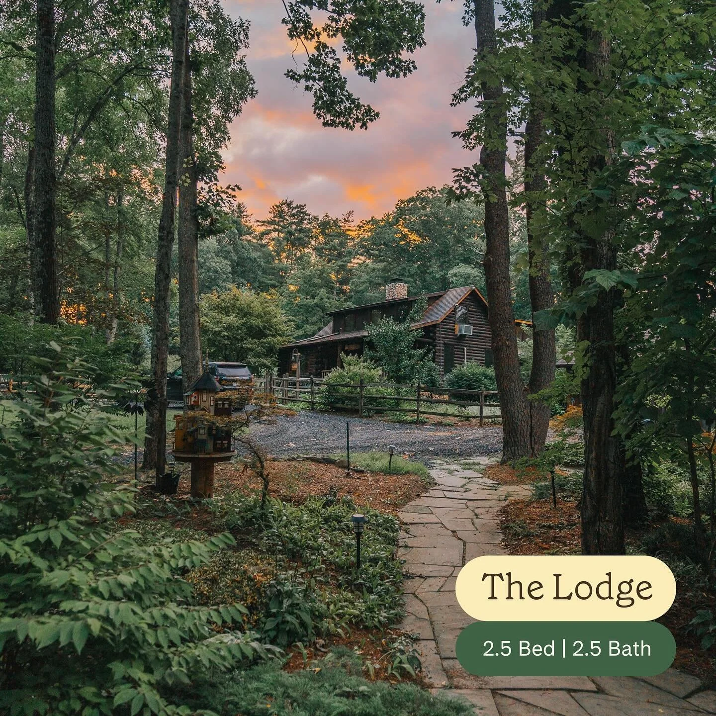 A variety of lodging options, with something for everyone.