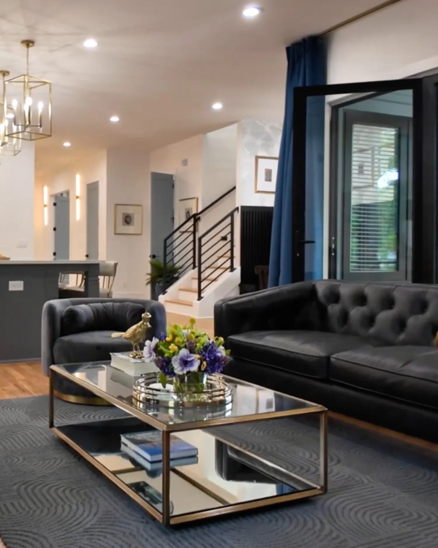 Monument Avenue living room with soft neutral palette