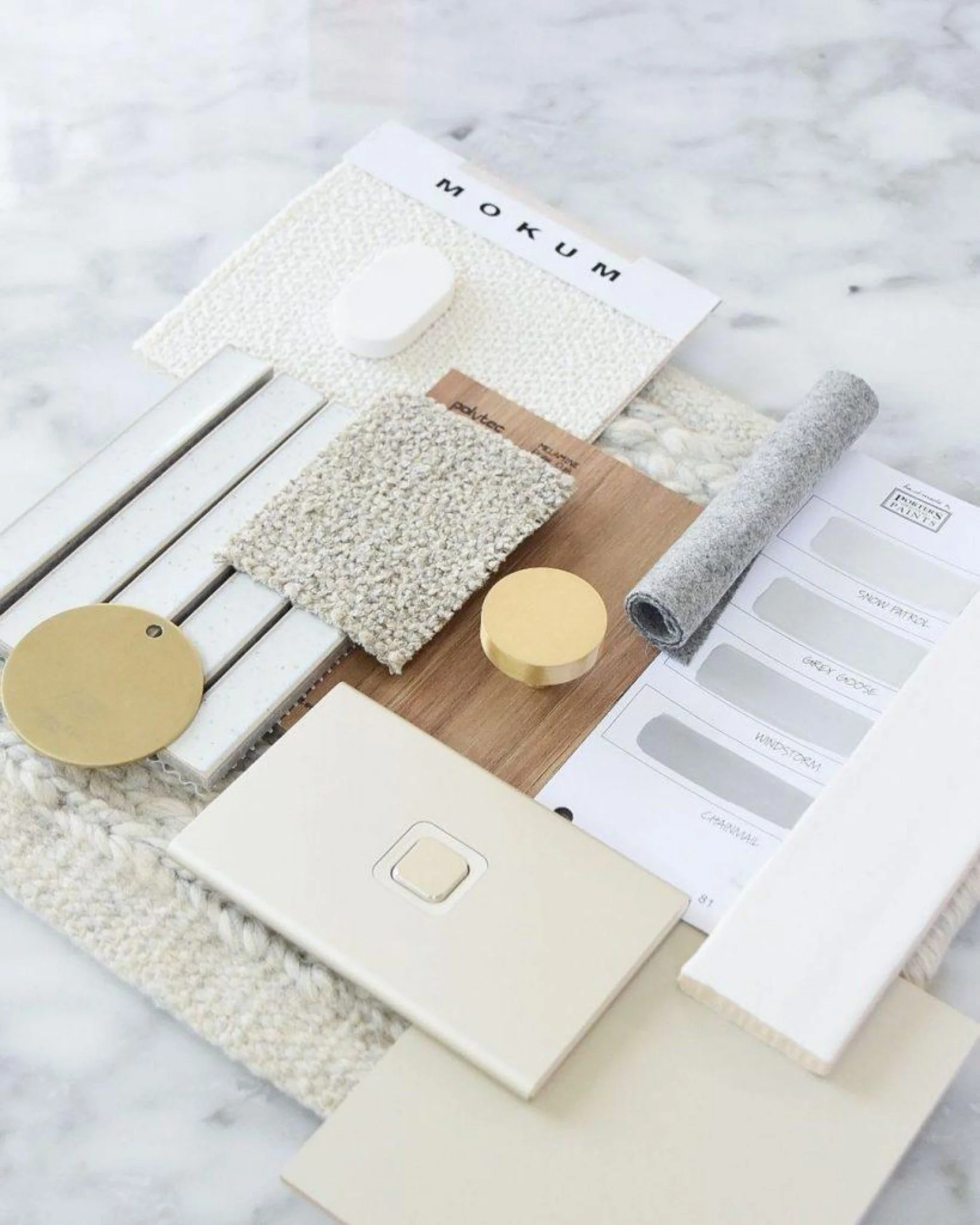Coco Hill design process moodboard