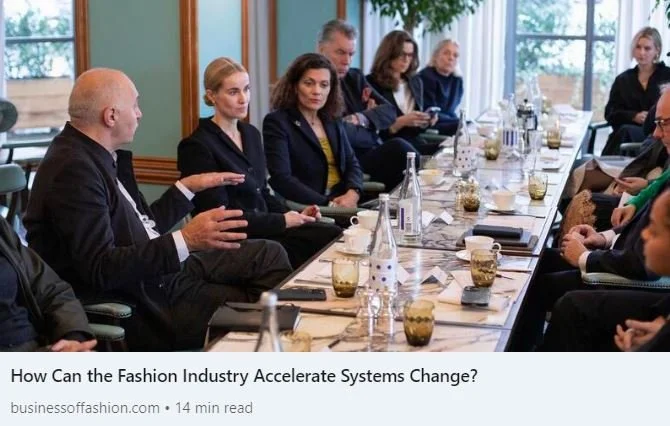 Sustainable Apparel &amp; Fashion