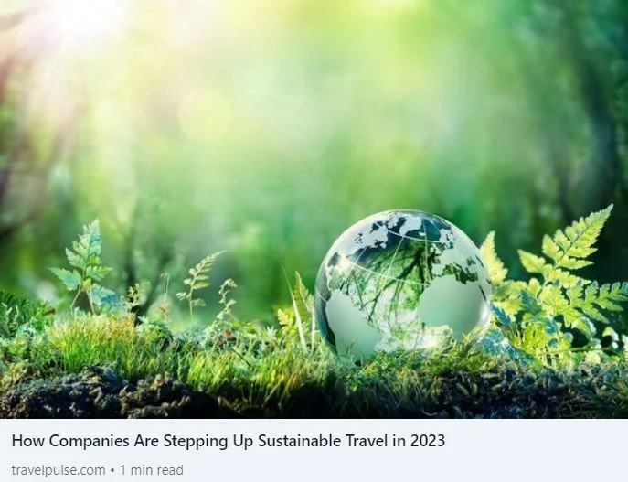 Sustainable Travel &amp; Tourism