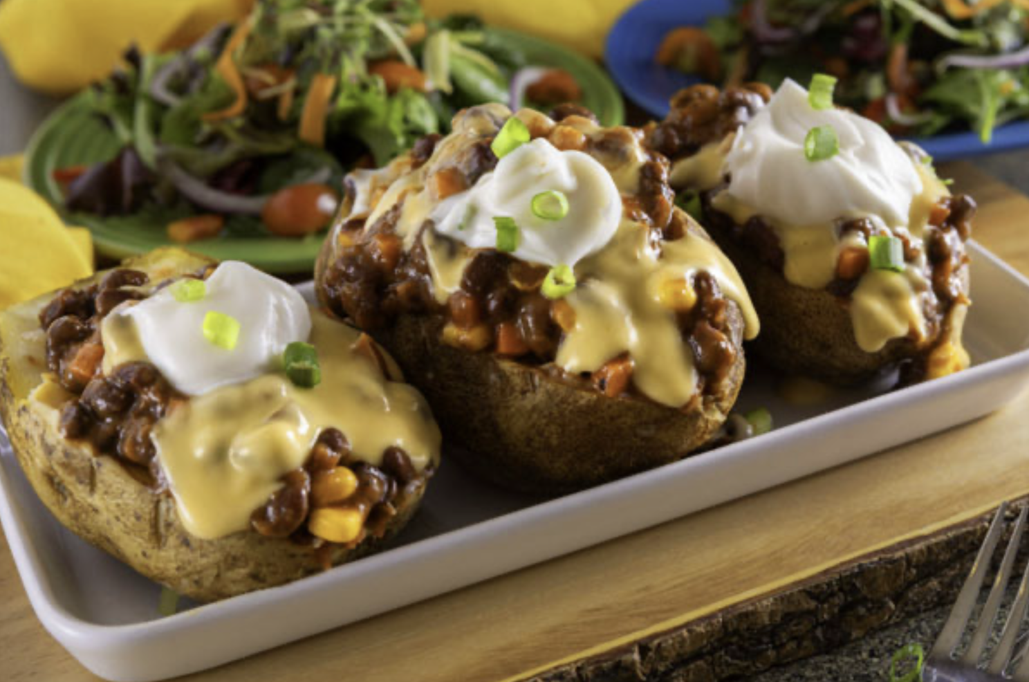 Greener Bites: Vegan Loaded Baked Potatoes