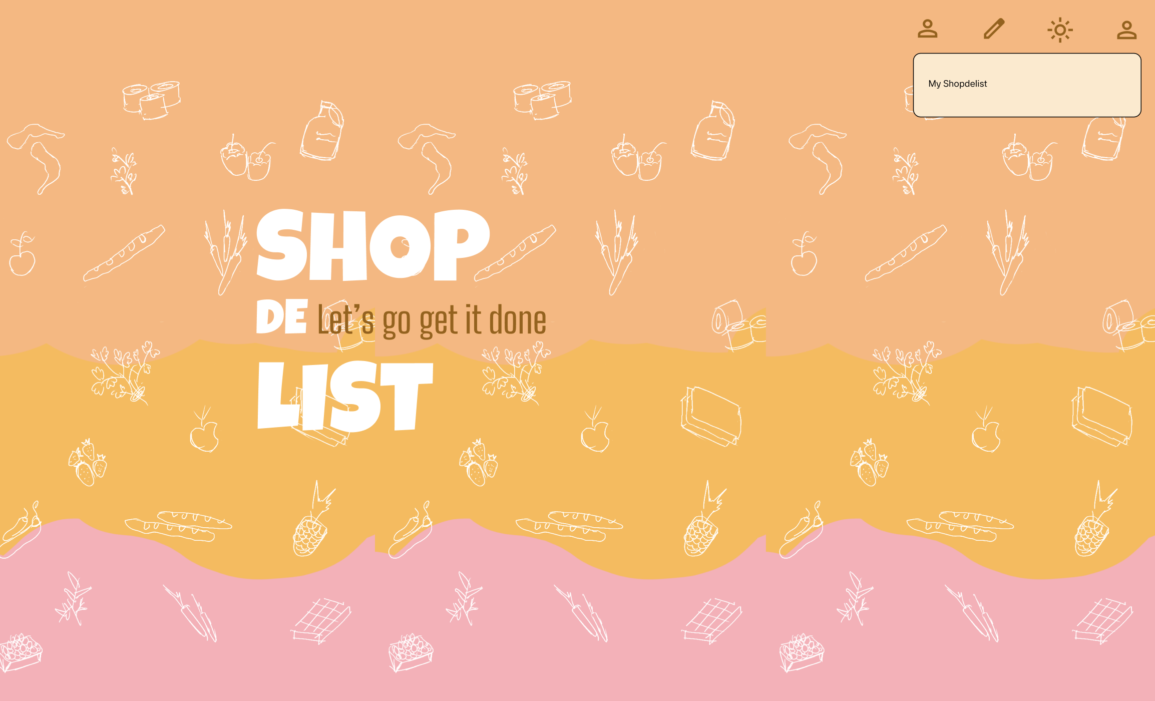 SHOP DE LIST APP