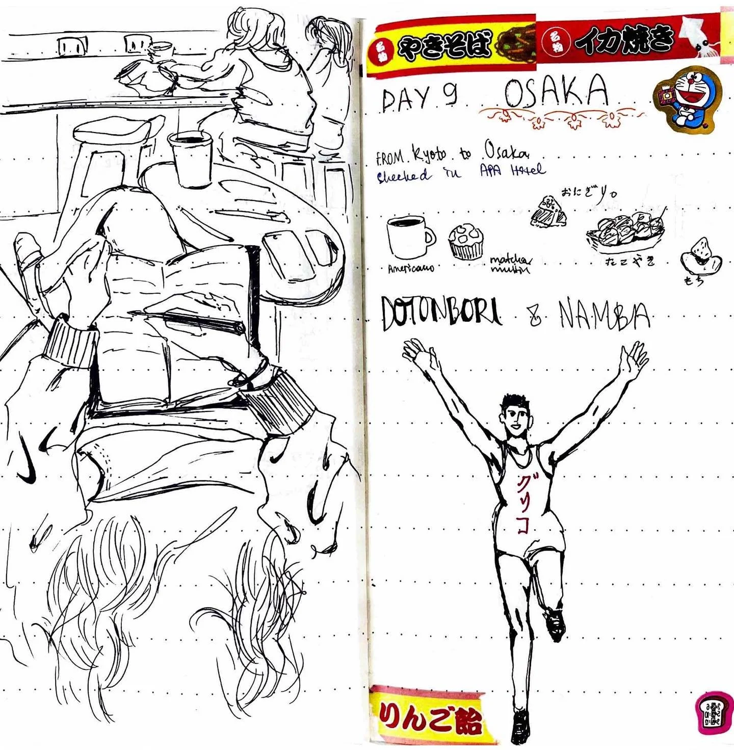 Some sketches from my recent solo travels in Japan.
 ^ arranged chaotically 🇯🇵

また日本に行きたいだ。

I have been away for a while, but promise, that exciting stuff are coming up soon. 🌸
.
.
.
#japan #traveljournal #sketchbook #japansketches #tokyo #osaka 