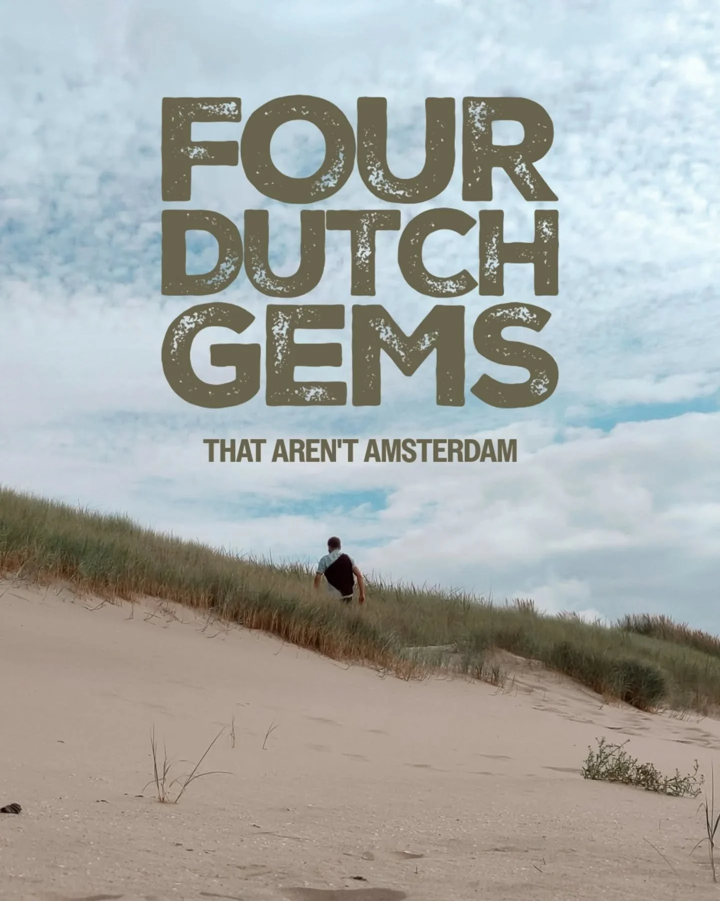 Next time, skip Amsterdam and see four totally different sides of the Netherlands.

🔸 Goes | a little historic town with cobbled streets, canals, and a laid-back vibe.
🔸 Alde Feanen National Park | peaceful lakes and canals made for slow mornings a