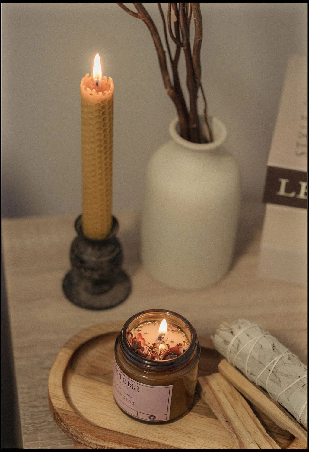 Taller manifestación con velas de miel 