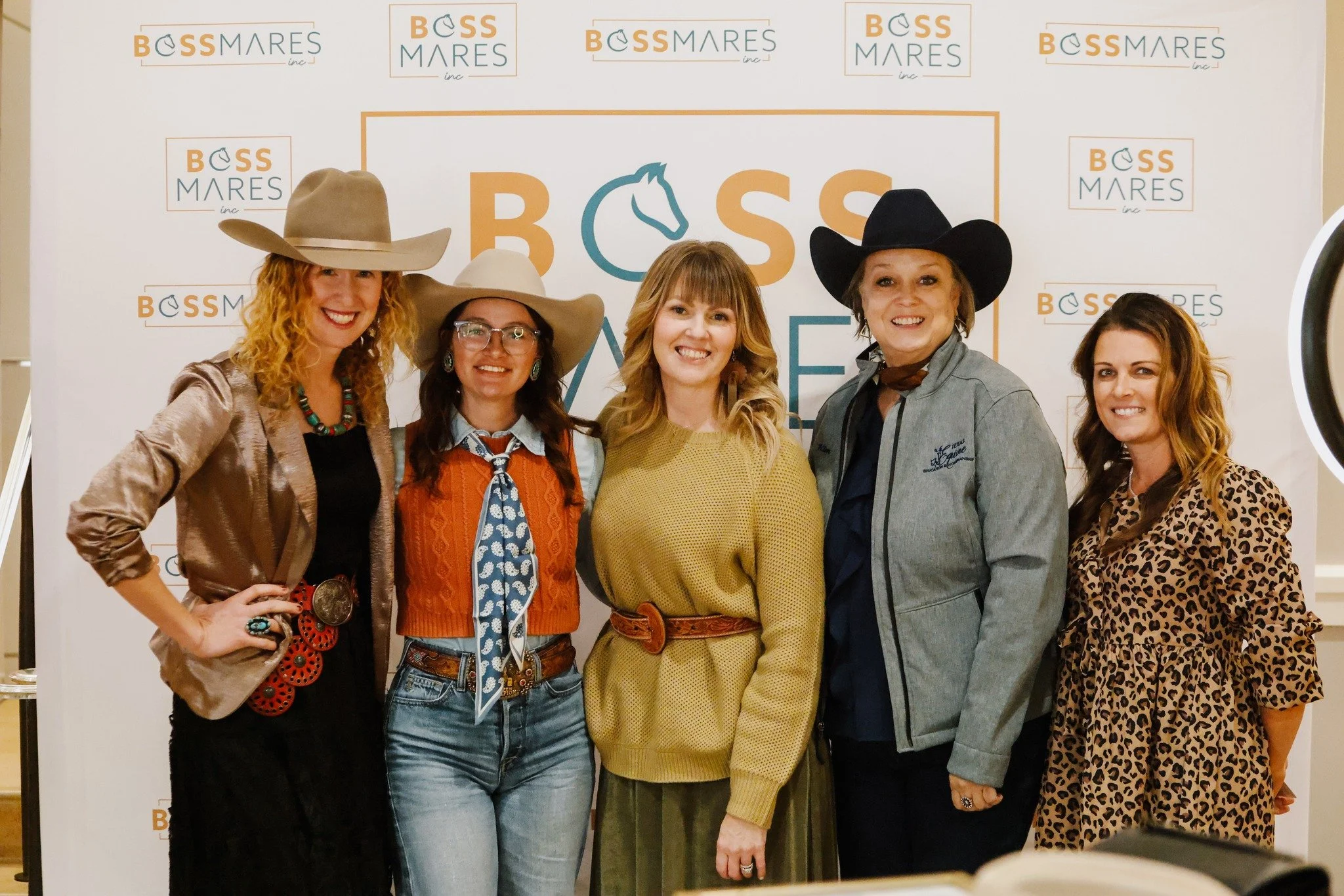 FIve grant recipients at the Lead the Herd Workshop..