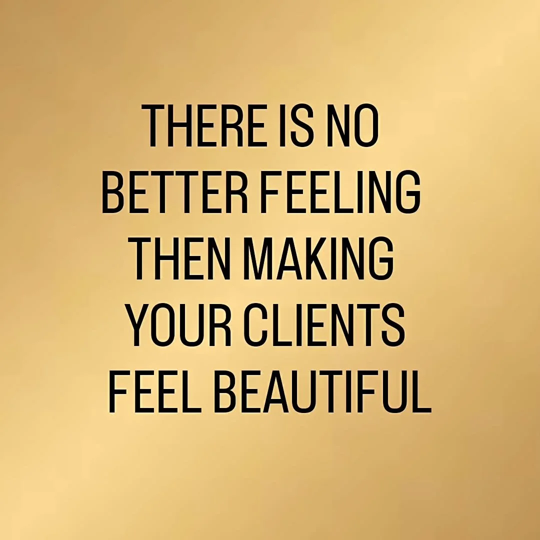 We love and appreciate all of our clients! It's truly a pleasure to make you feel on top of the world💛💛💛