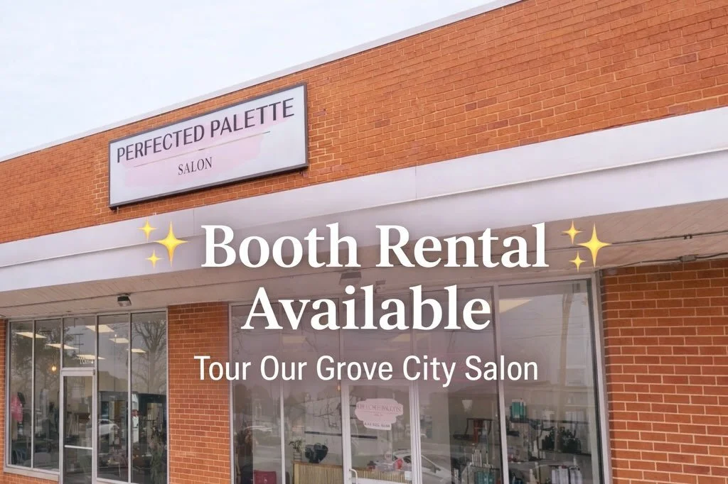 ✨ Booth Rental Available &mdash; Perfected Palette Salon (Grove City) ✨

Are you a stylist ready for a fresh space, supportive culture, and room to grow your clientele?

Perfected Palette Salon is now welcoming new booth renters into our bright, open