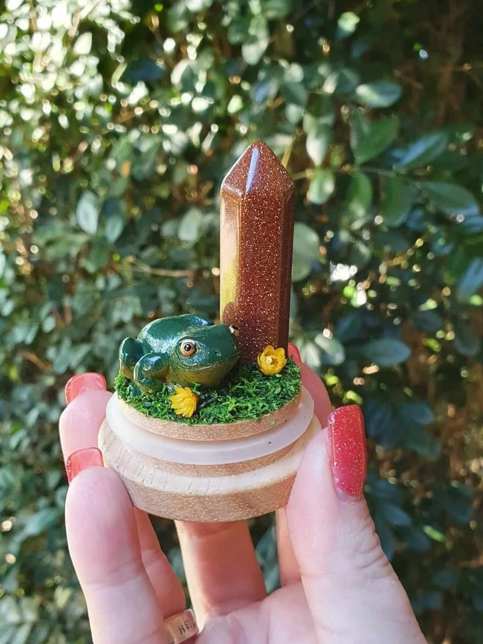 Goldstone Frog Tiny Garden