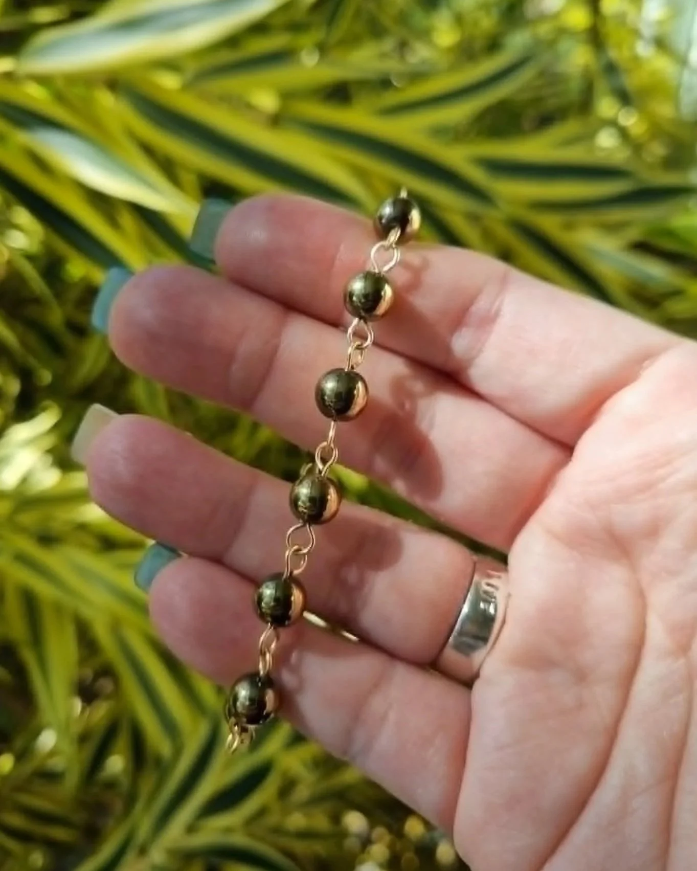Pyrite Bracelet - Gold