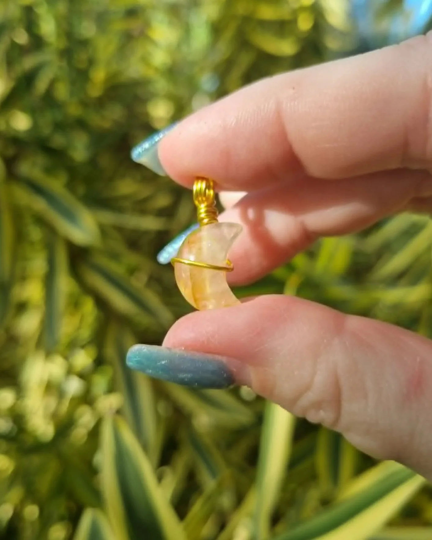 Golden Healer Moon Pendants - Choose your favourite