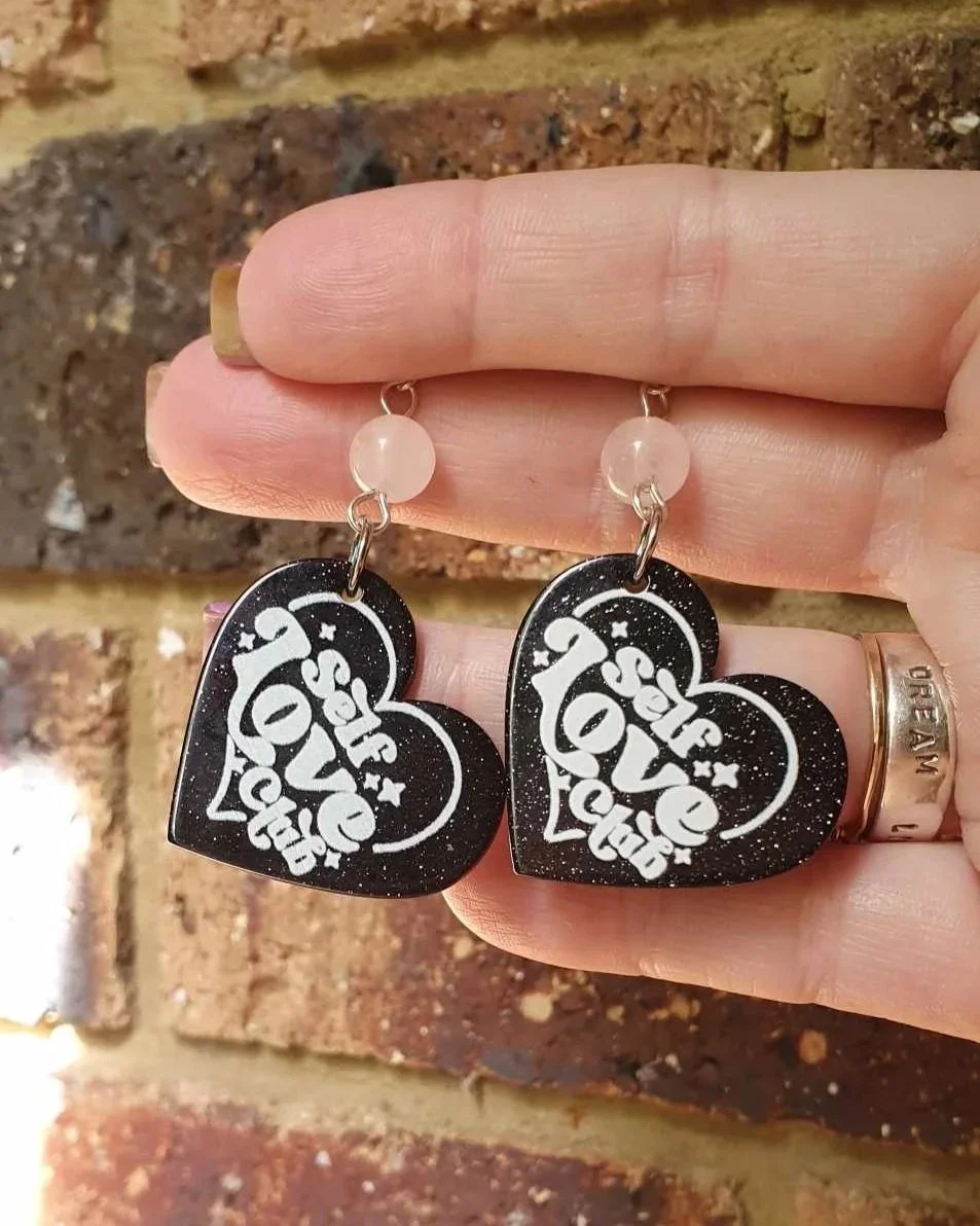 Rose Quartz Self Love Earrings