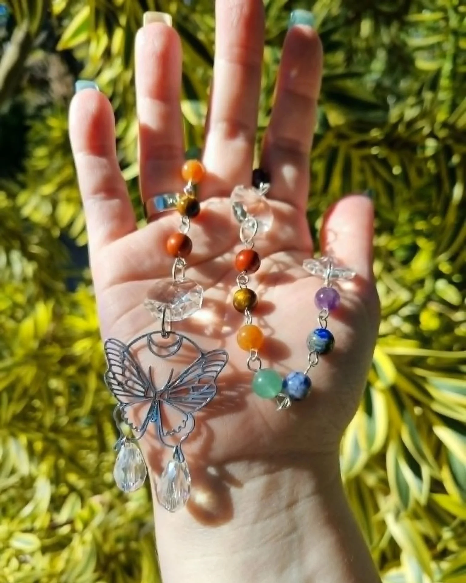 Charka Butterfly Sun-Catcher - Silver