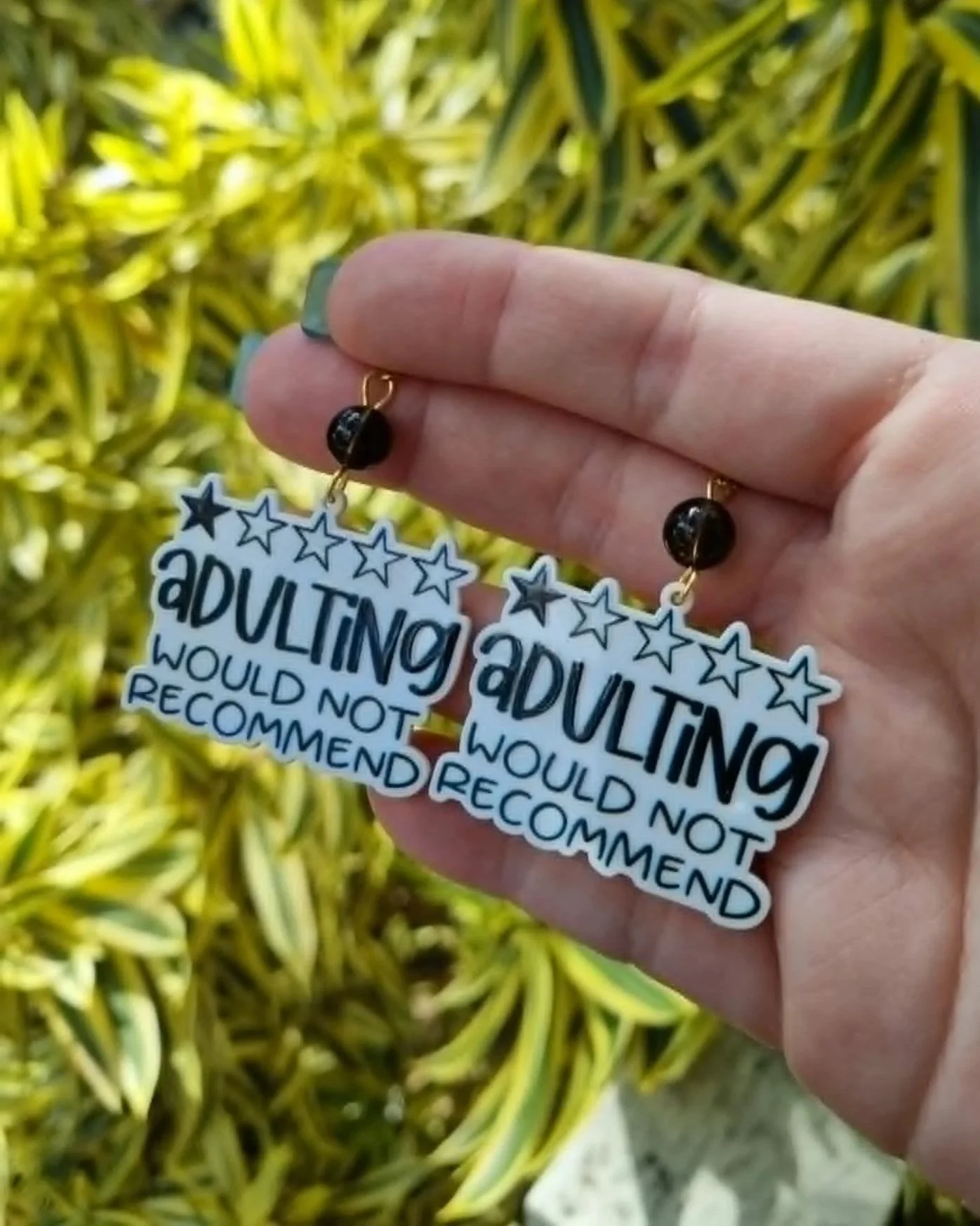 Smoky Quartz "Adulting" Earrings