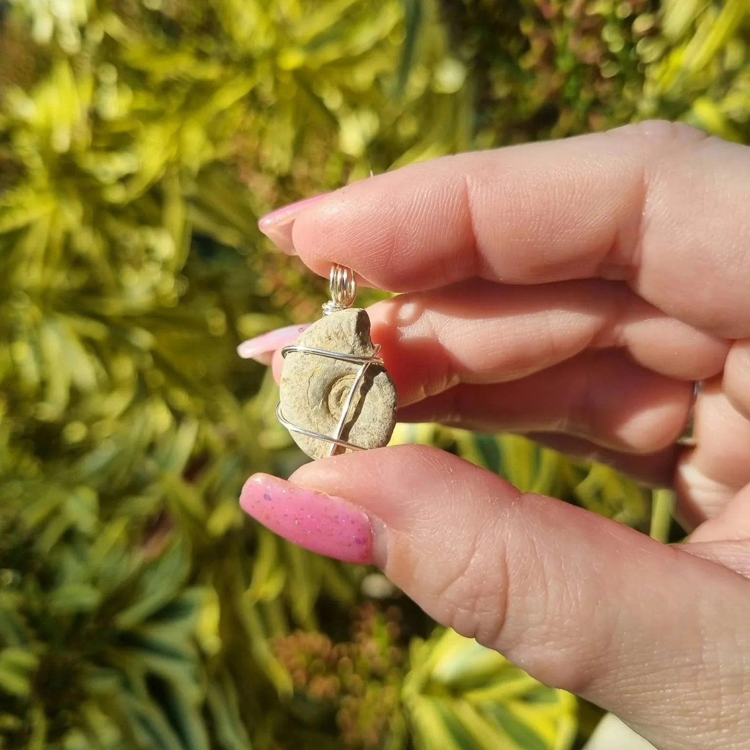 Ammonite Pendant - Silver