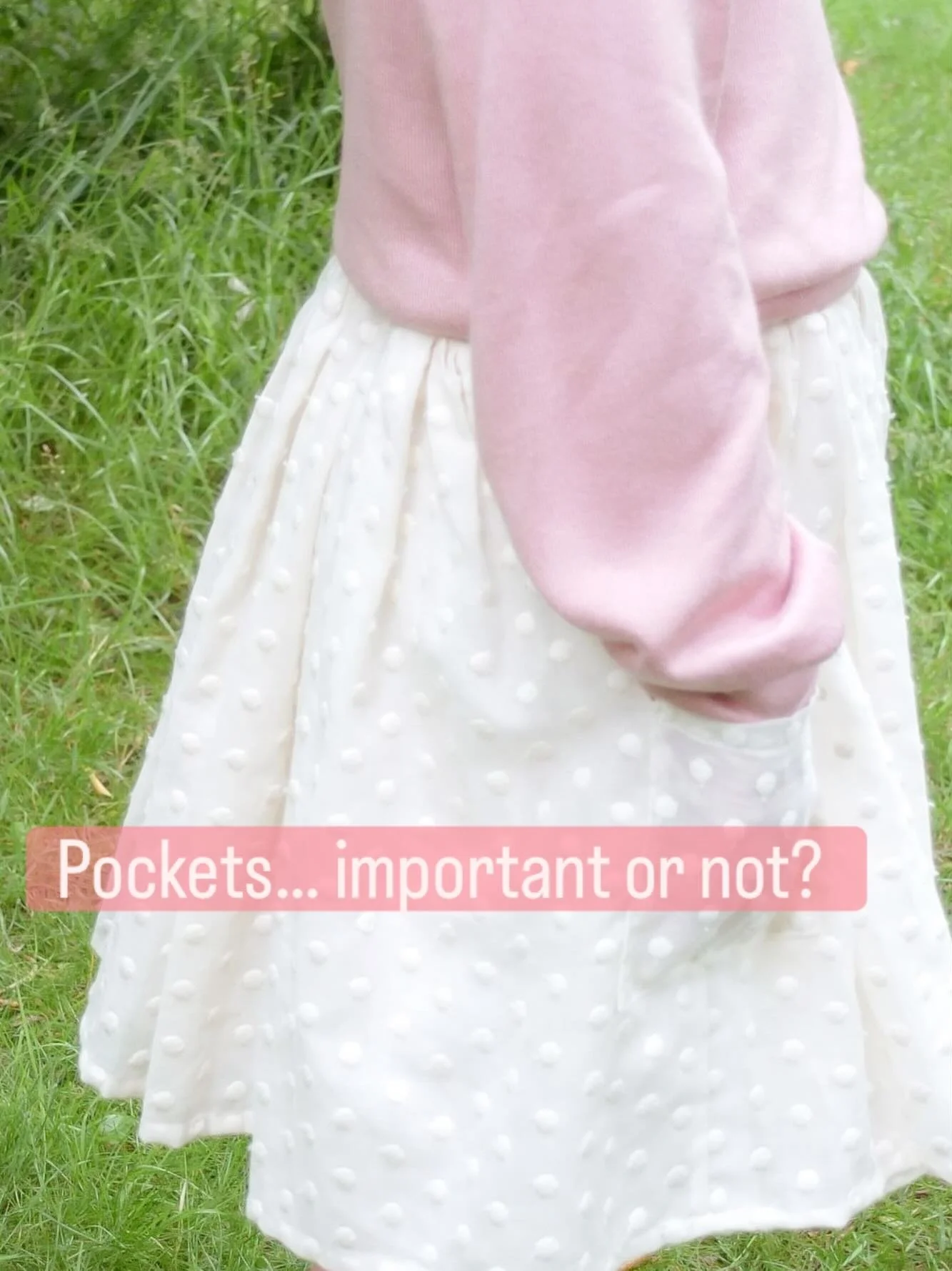 I think a lot about pockets&hellip; pockets and how I use them, how my kids use theirs and if they are important to little ones. My girls do love a little bag but always end up carrying it for them, which says to me, pockets they need pockets in ever