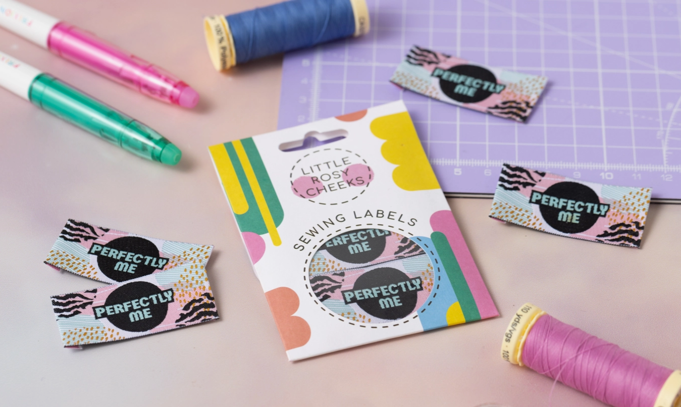 Little Rosy Cheeks- 'perfectly me' sewing labels — Becky's Sewing Studio