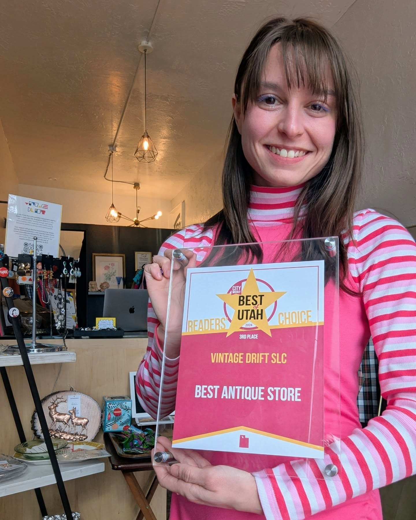 I am absolutely floored to see&nbsp;Vintage Drift SLC&nbsp;named as one of the&nbsp;Best Antique Shops in Utah via @cwbestofutah for 2024!&nbsp;This nomination alone, means the world to me, extra so because &mdash; I didn&rsquo;t nominate myself! Tha