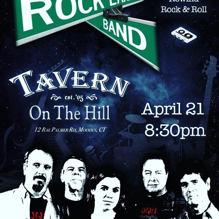 We are coming back! Get ready to Rock with Us! April 23rd, Tavern on the Hill!!