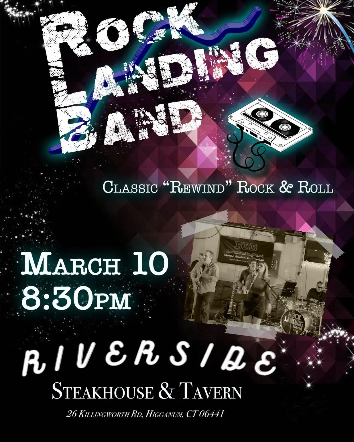 Come rock out with us at Riverside on March 10th!  #rocklandingband #rocklanding #riversidetavern #ctlivemusic