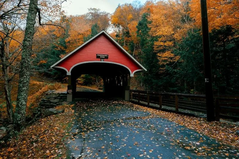 Fall Color at Fallasburg Covered Bridge