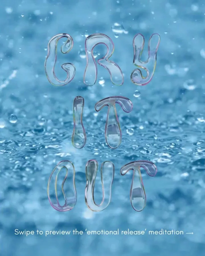 💧🧘🏻&zwj;♀️🩵 PREVIEW: Emotional Release (Cry It Out) Meditation

This 20-minute guided bonus meditation is designed to help you create a sense of inner safety, allowing space for emotional release with compassion and without judgment. Through mind