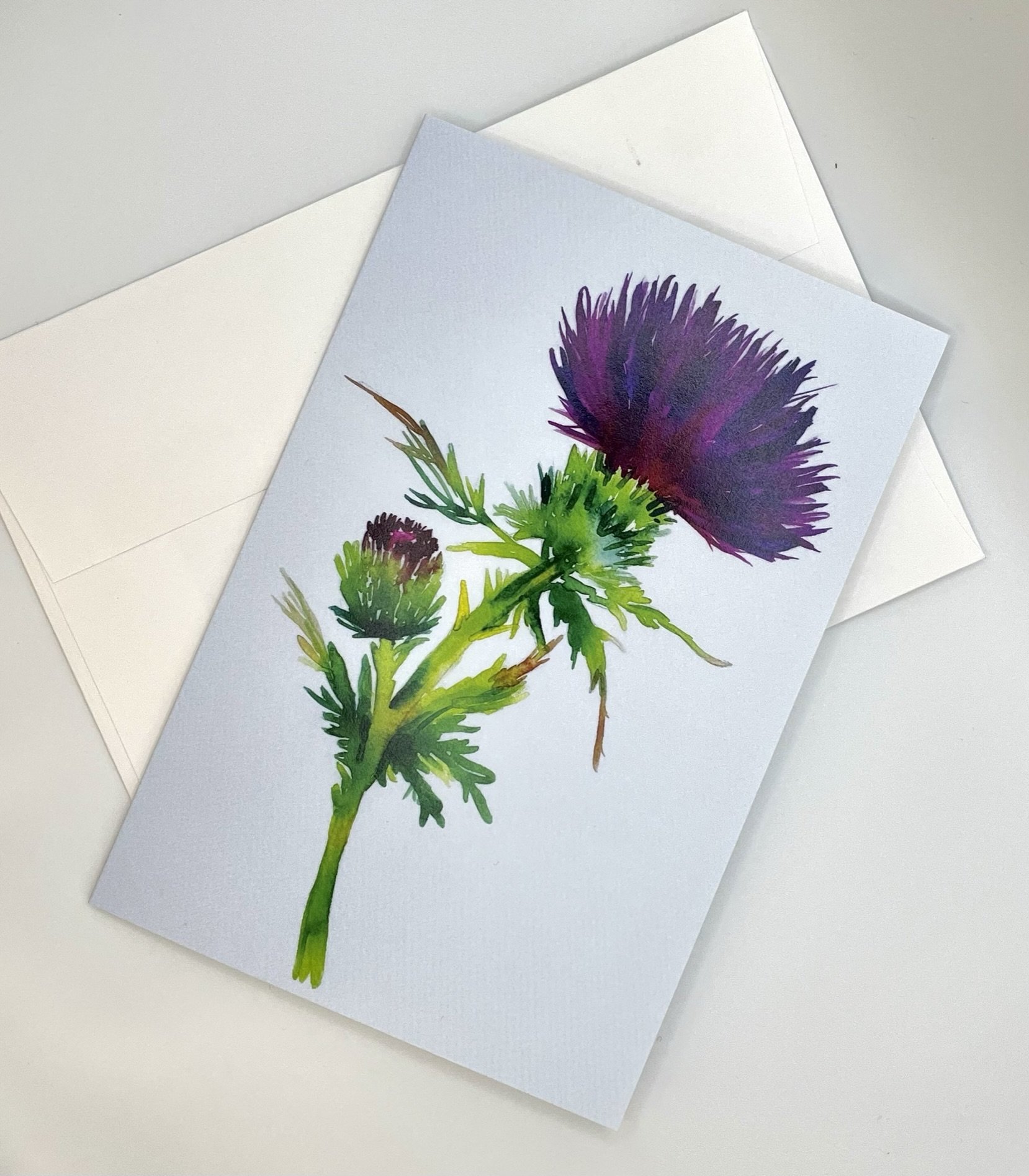 Thistle Greeting Card